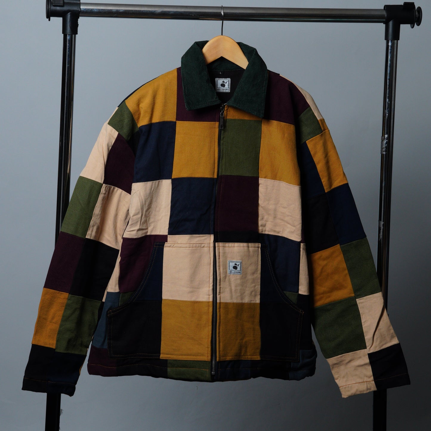 Upcycled Patchwork Jacket Size L