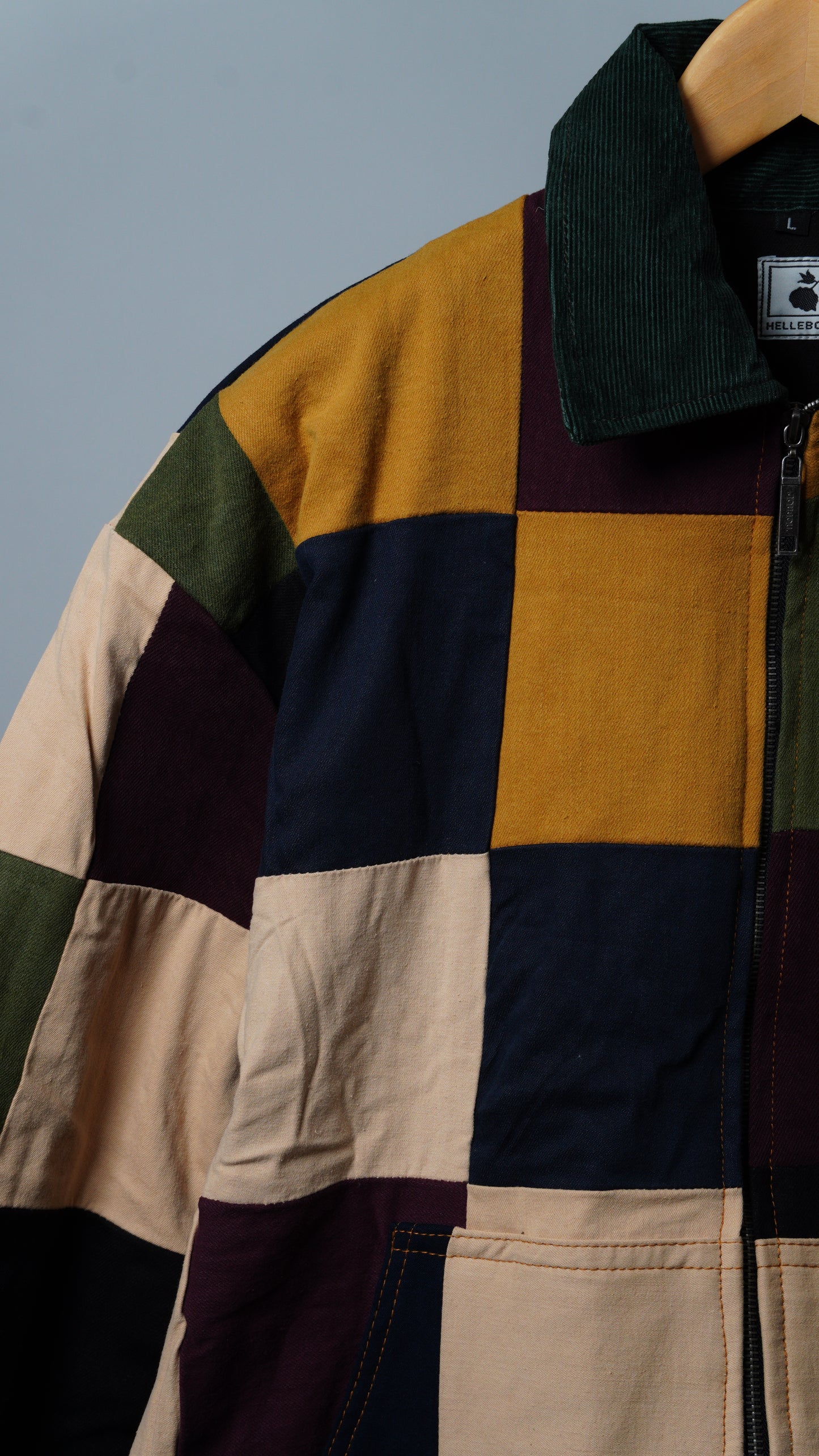 Upcycled Patchwork Jacket Size L