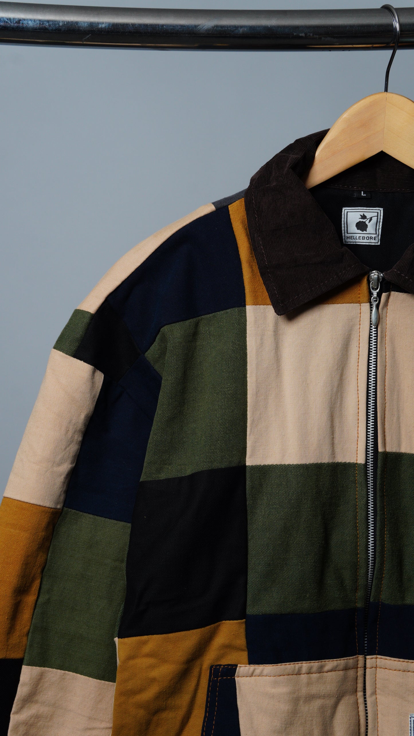 Upcycled Patchwork Jacket Size L