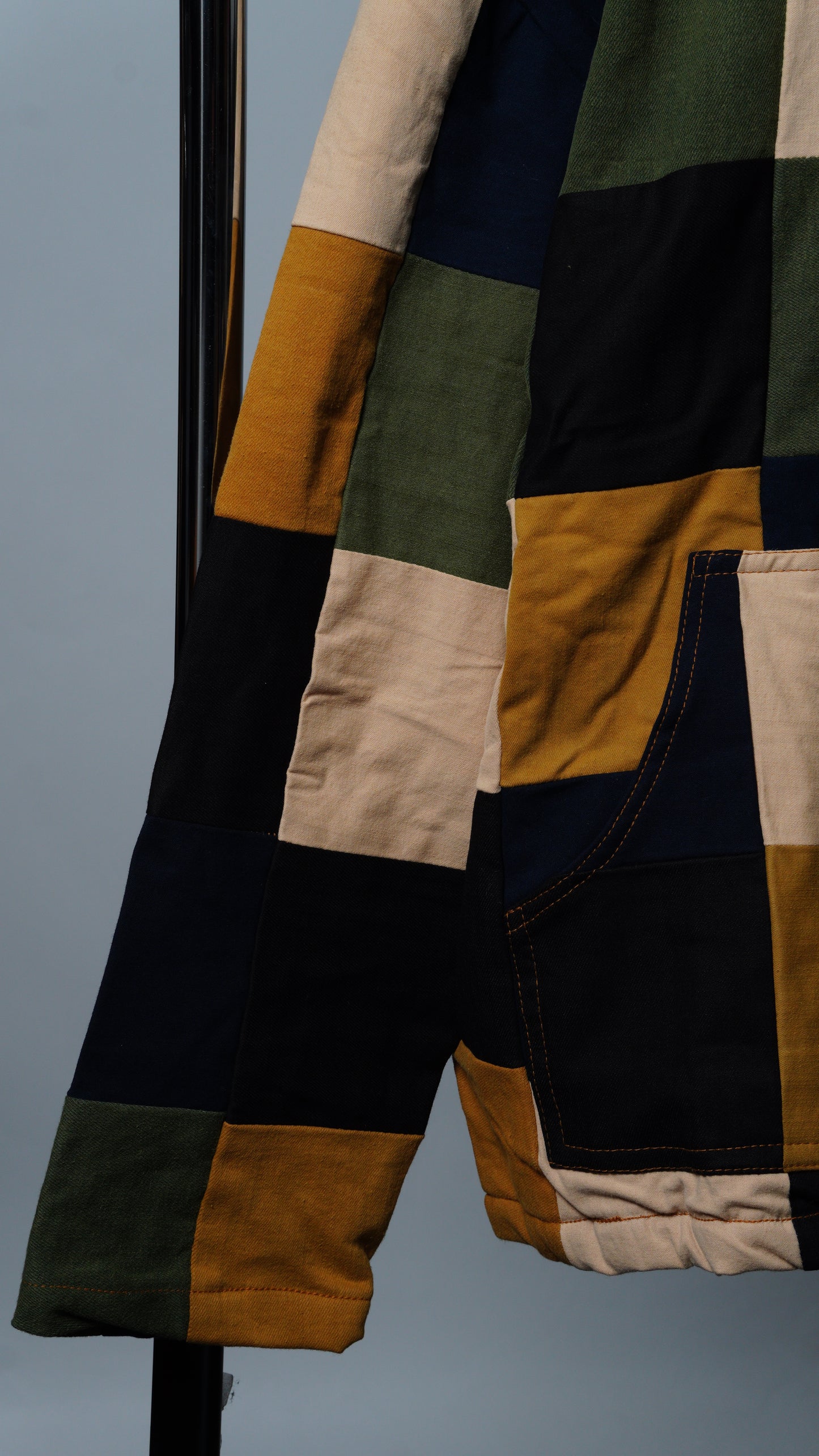 Upcycled Patchwork Jacket Size L