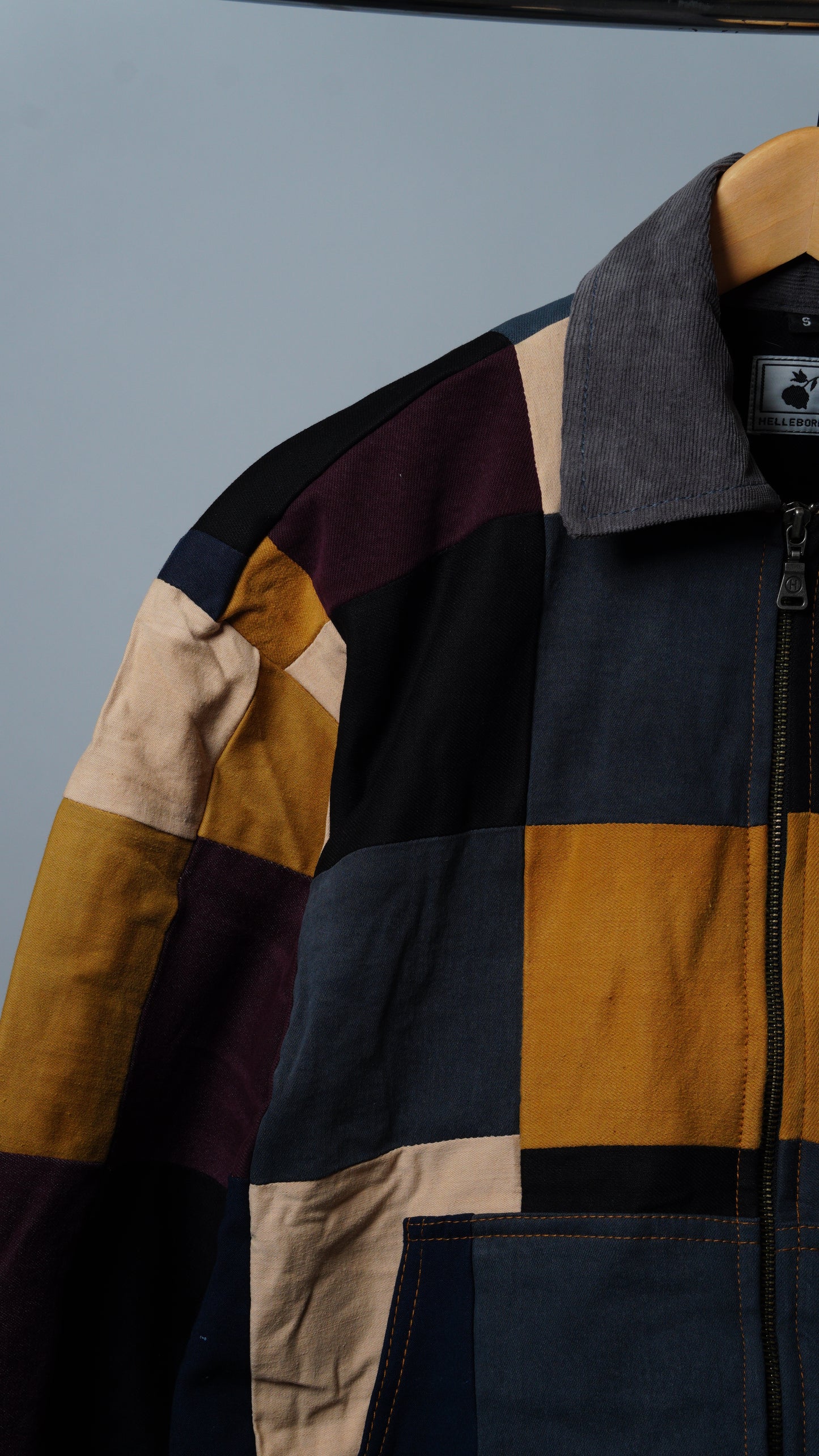 Upcycled Patchwork Jacket Size S