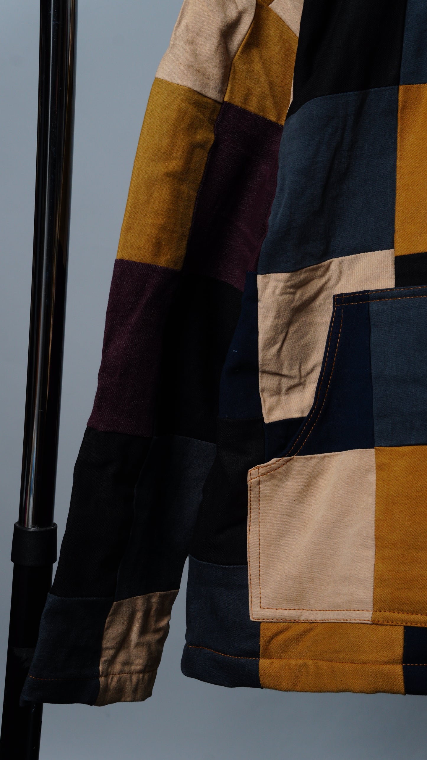 Upcycled Patchwork Jacket Size S