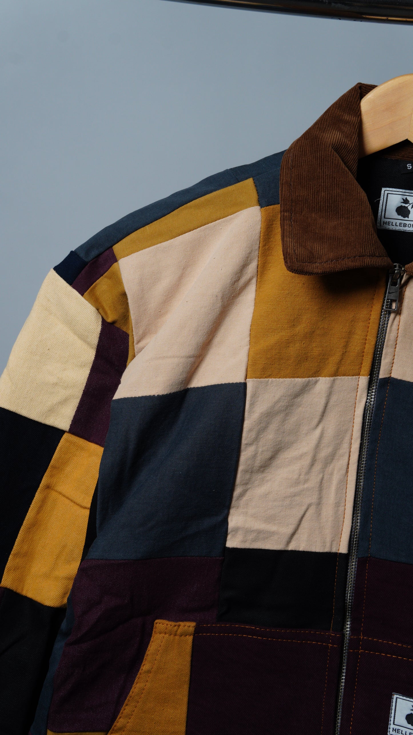 Upcycled Patchwork Jacket Size S