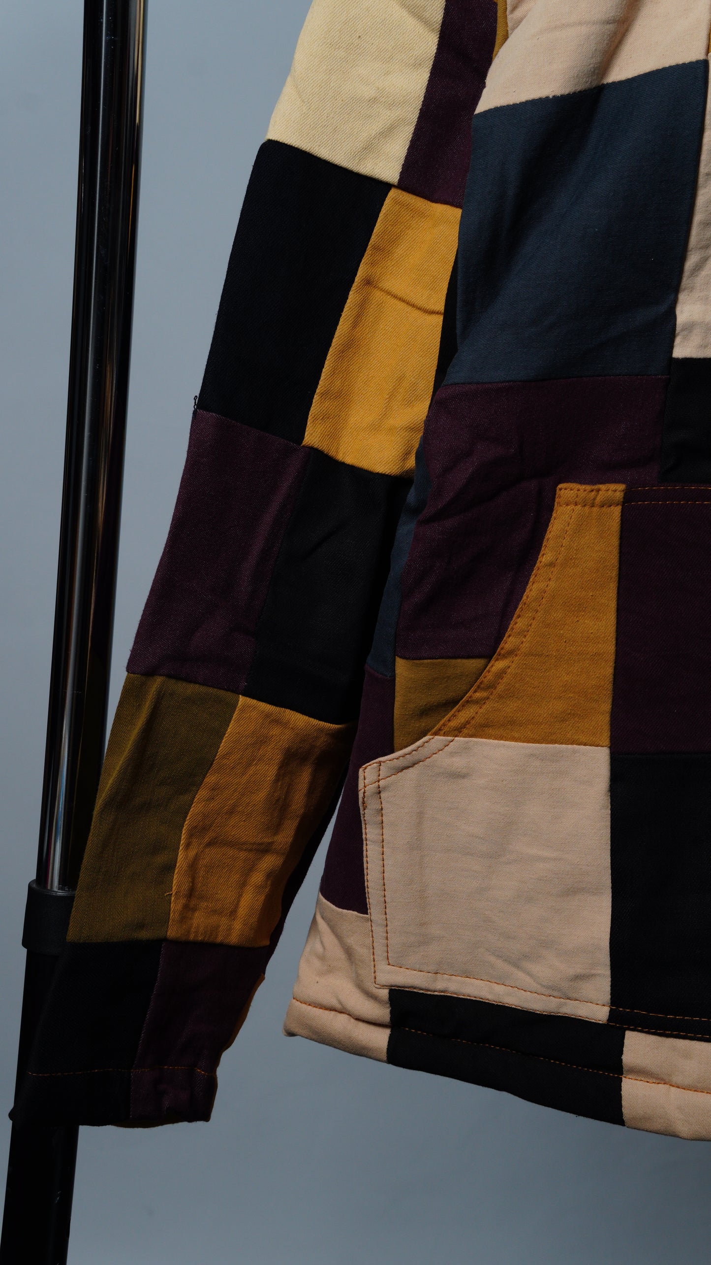 Upcycled Patchwork Jacket Size S
