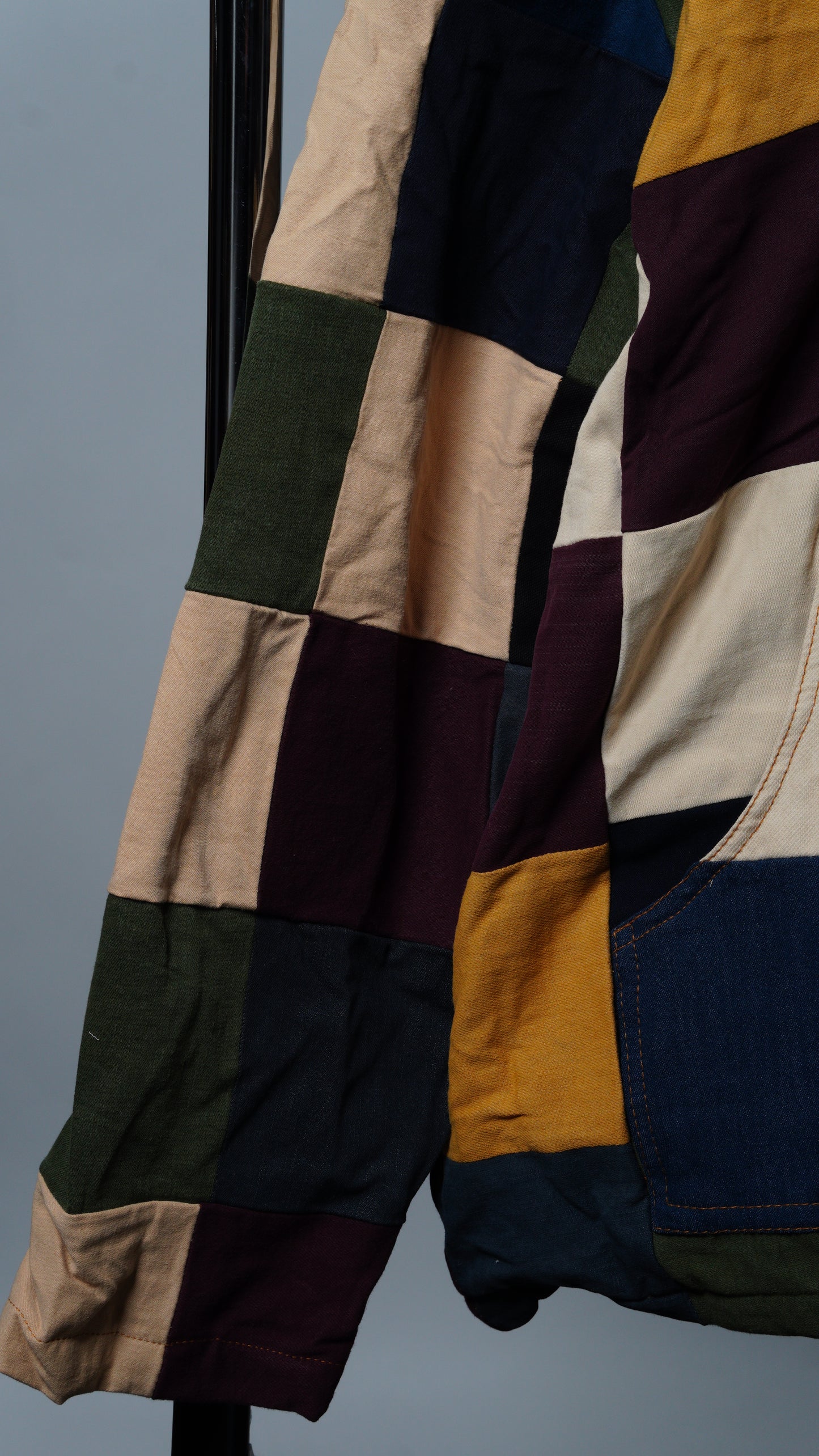 Upcycled Patchwork Jacket Size XXL