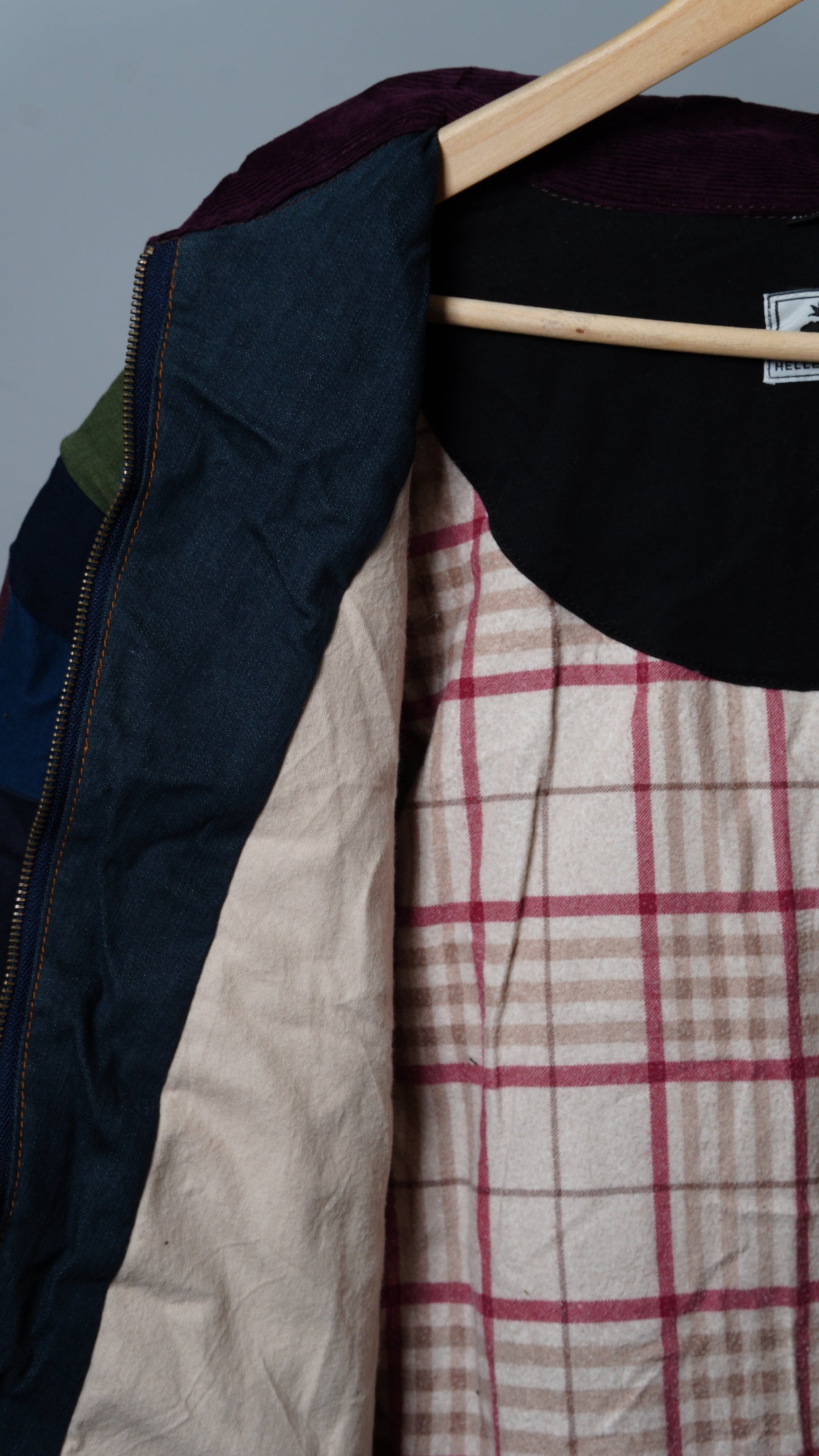 Upcycled Patchwork Jacket Size XXL
