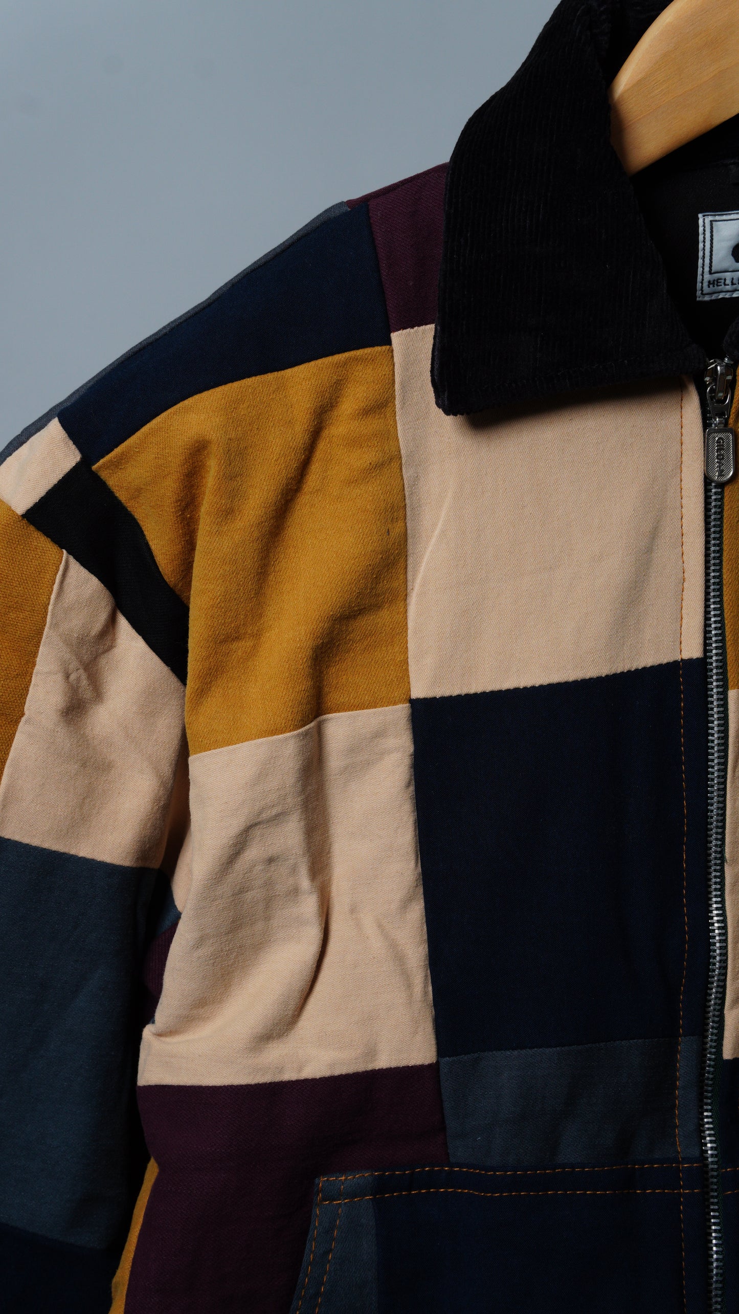 Upcycled Patchwork Jacket Size S