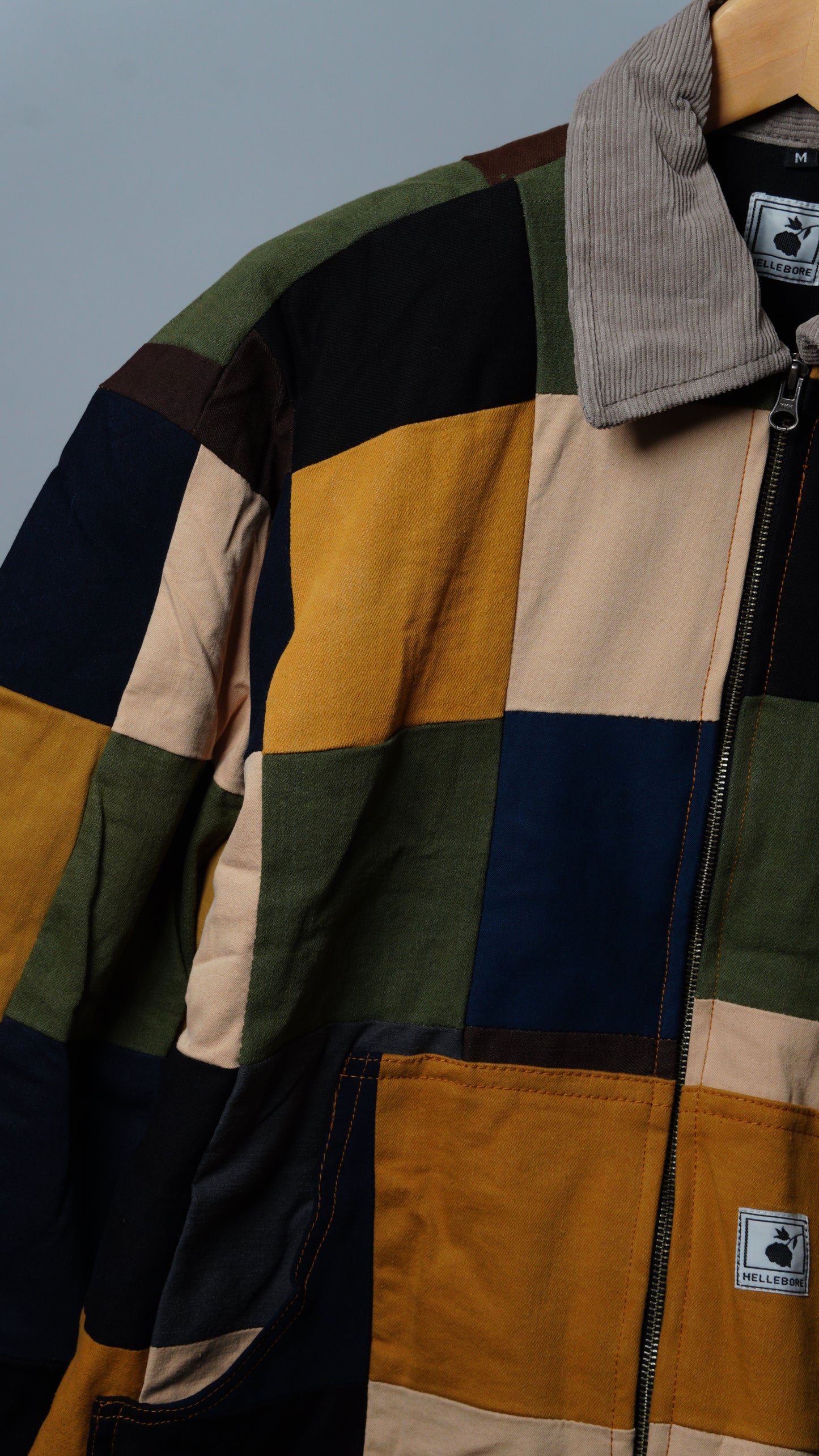 Upcycled Patchwork Jacket Size M