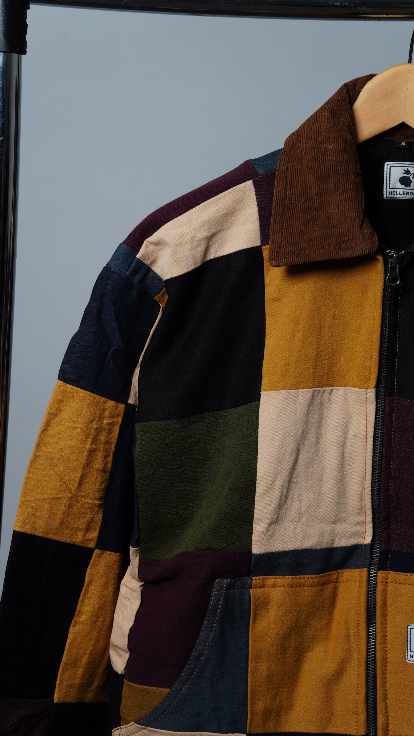 Upcycled Patchwork Jacket Size S