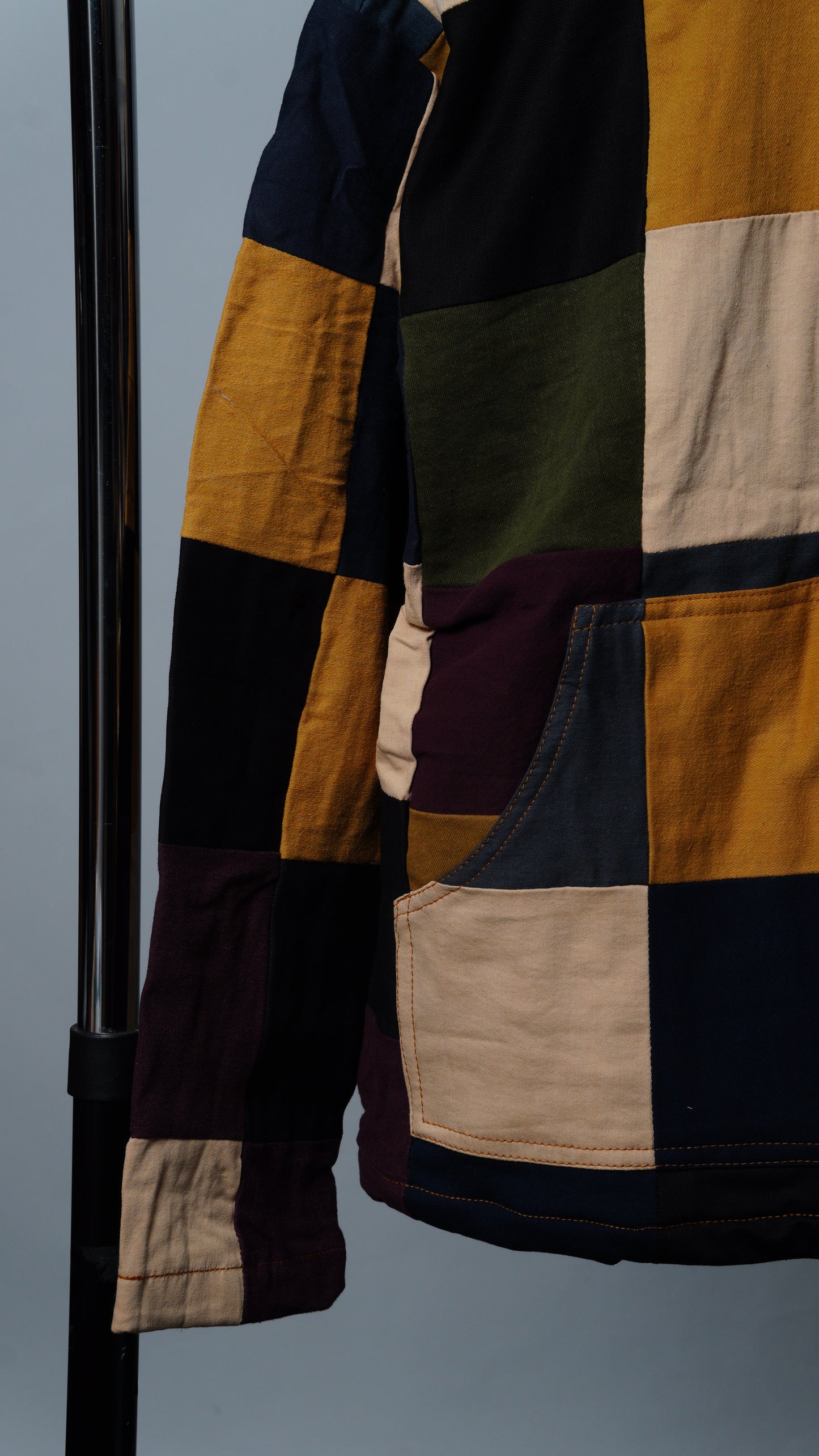 Upcycled Patchwork Jacket Size S
