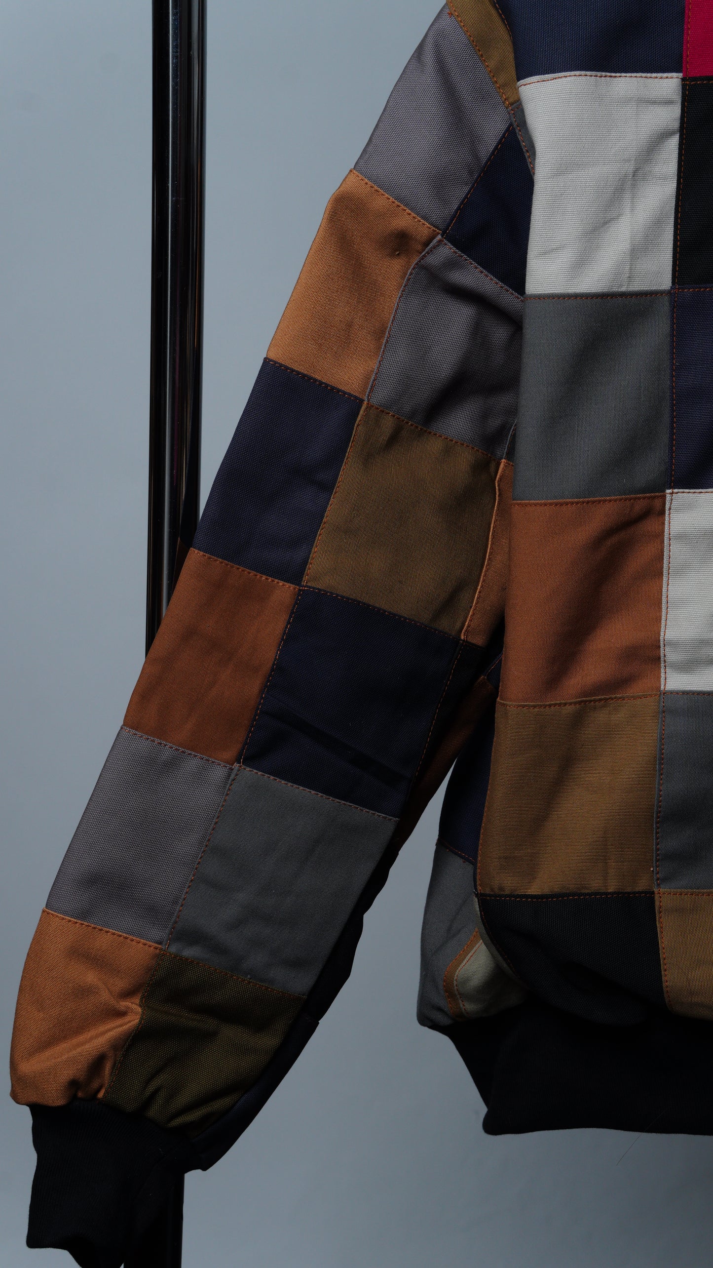Checkered Patchwork Jacket Size M
