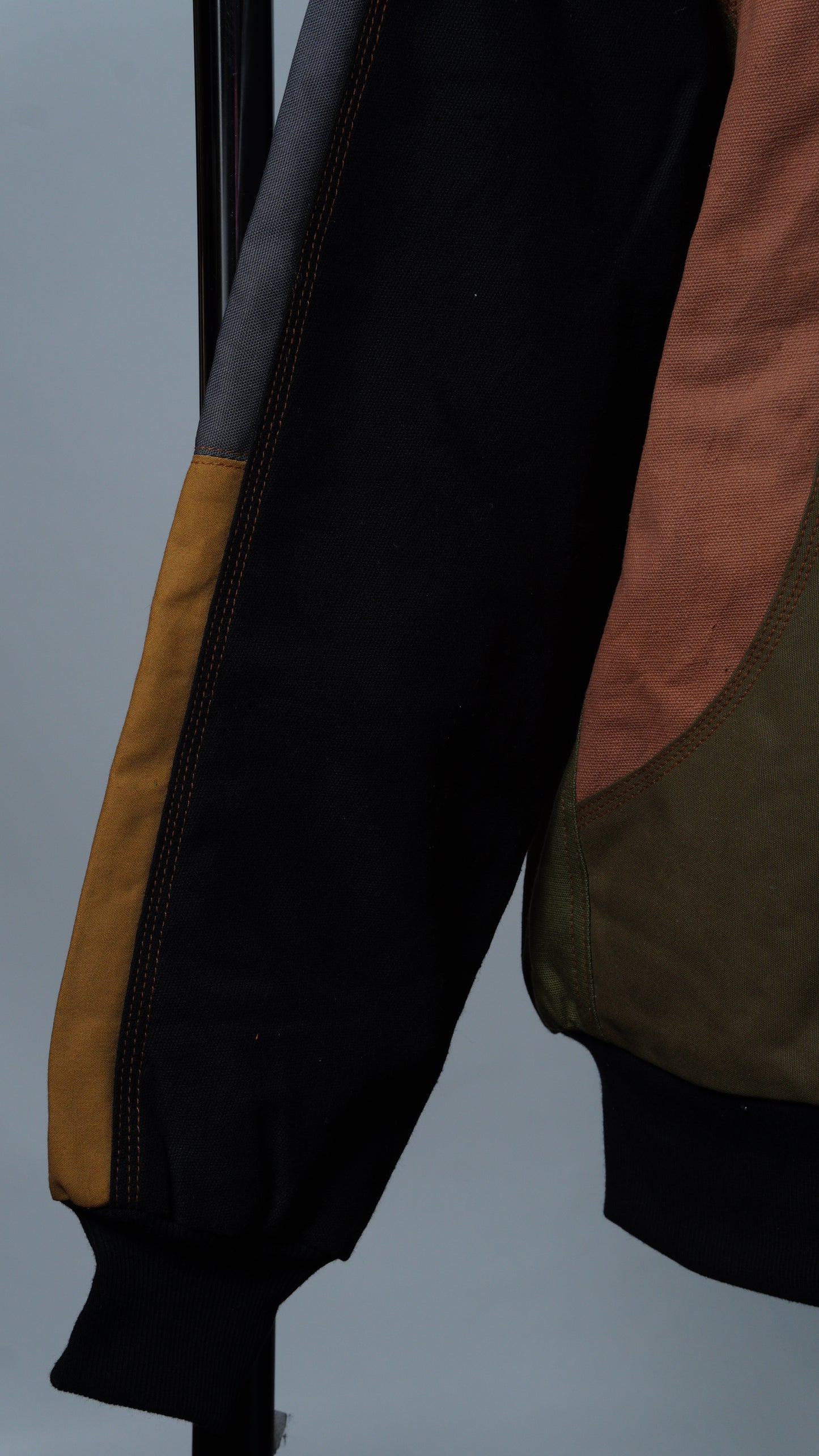 Workwear Colorblock Hooded Jacket Size M
