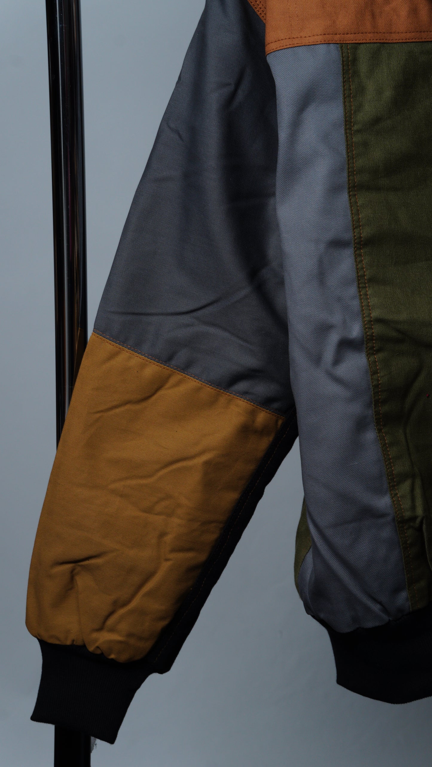 Workwear Colorblock Hooded Jacket Size M