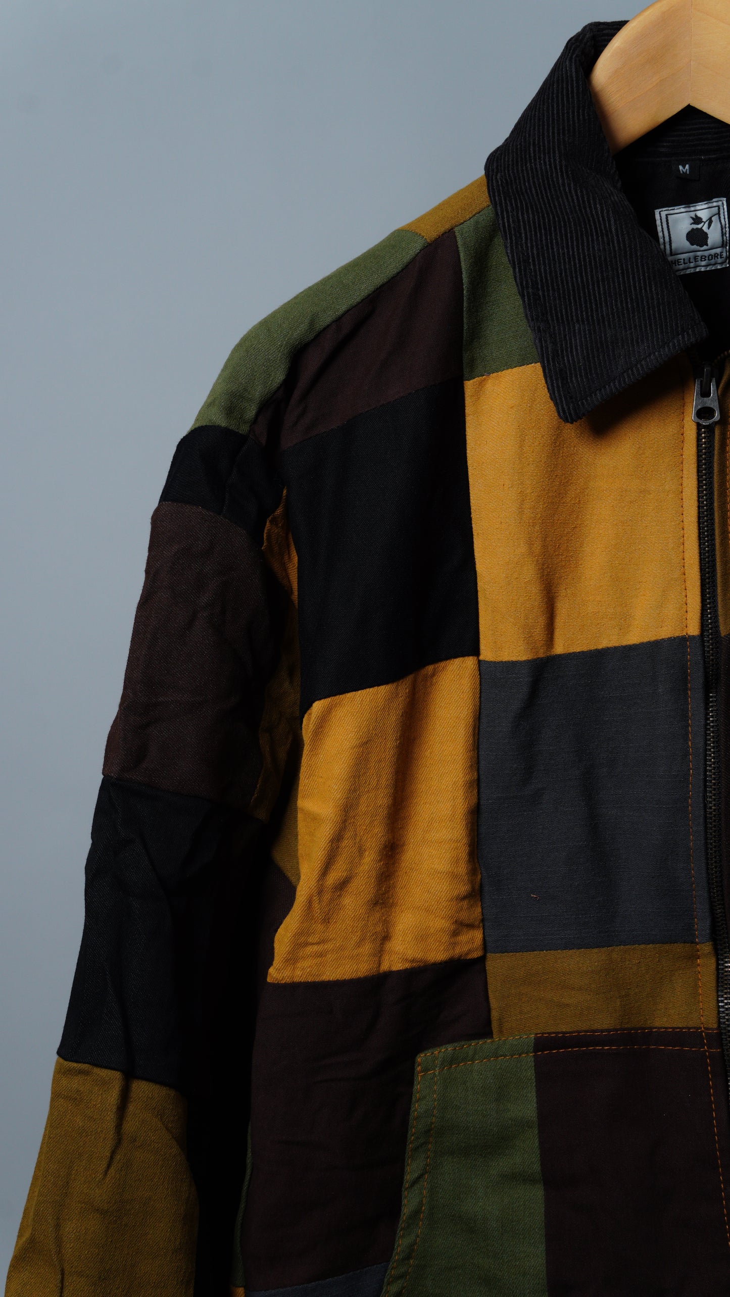 Upcycled Patchwork Jacket Size M