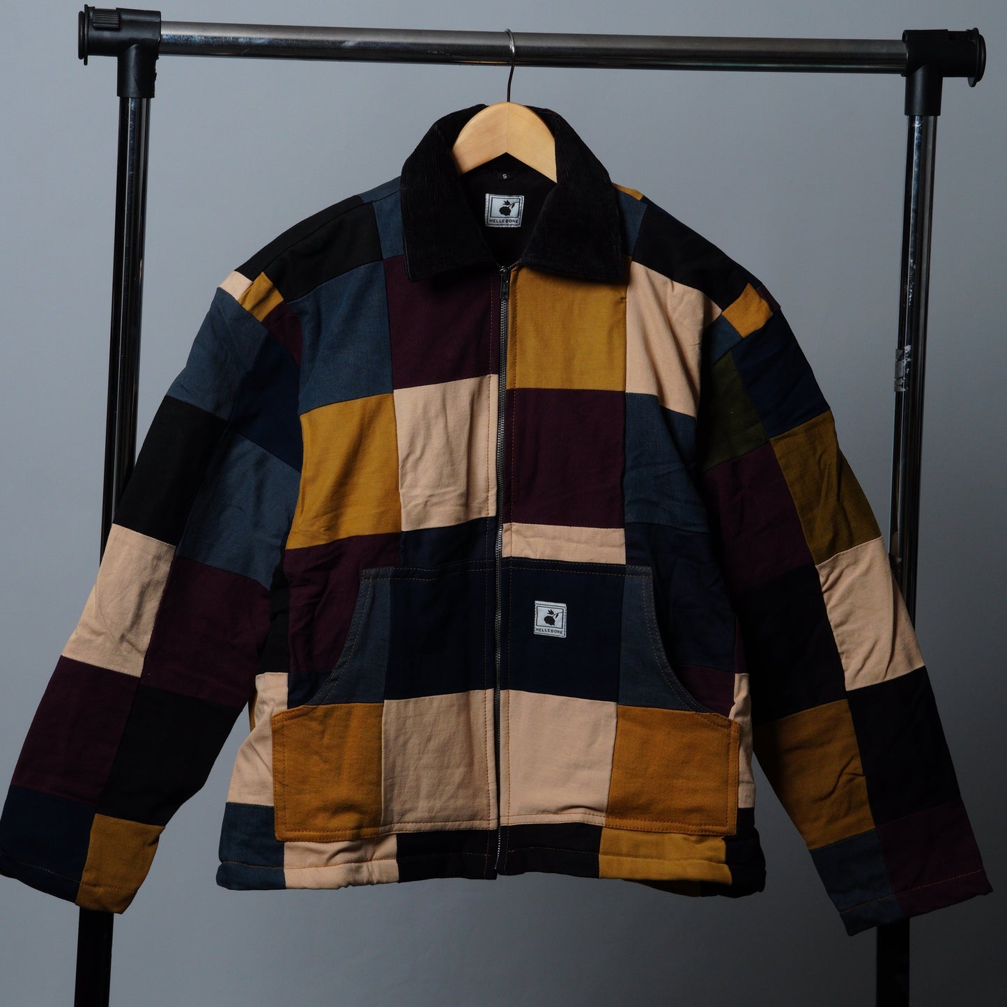 Upcycled Patchwork Jacket Size S