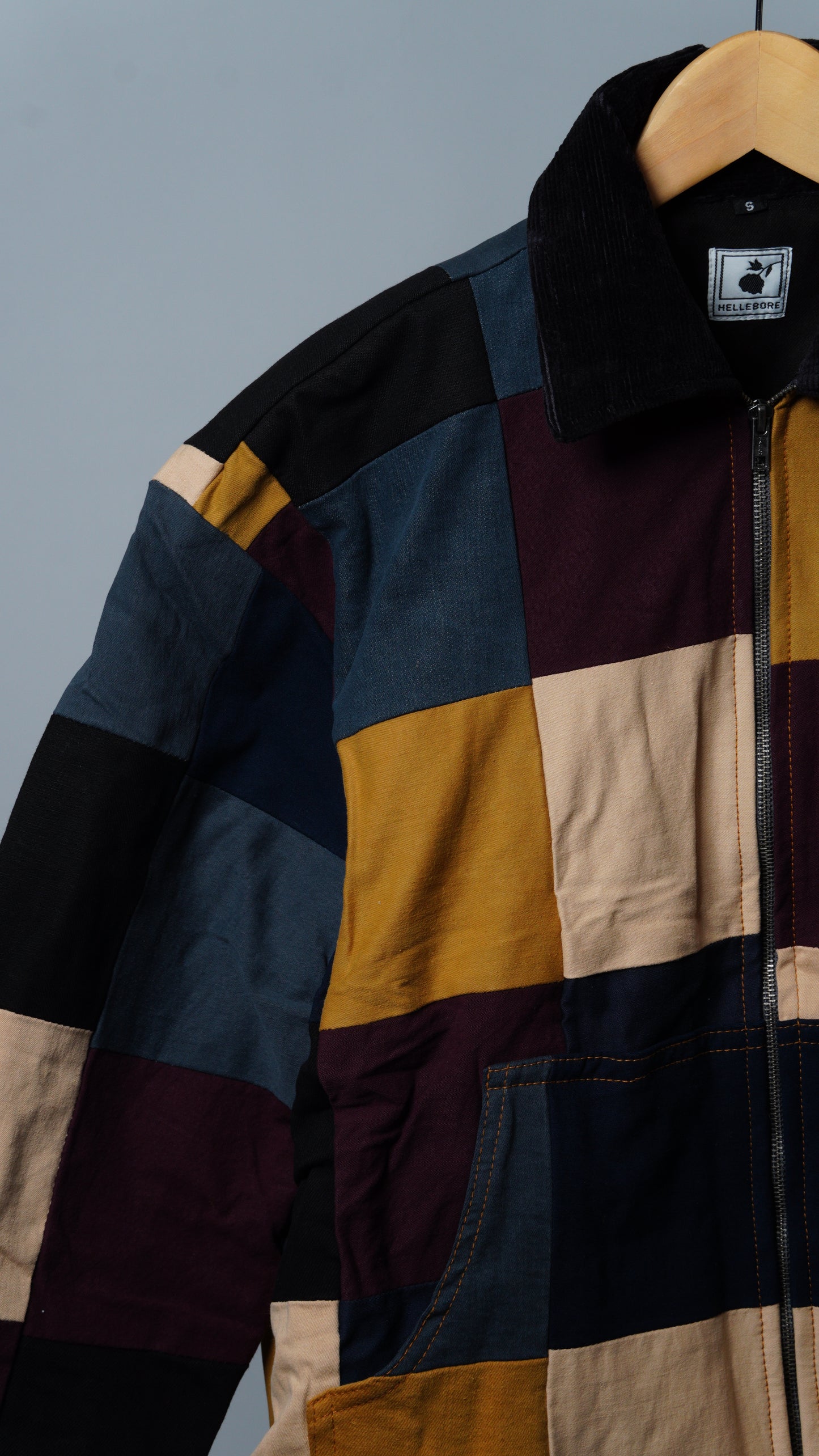 Upcycled Patchwork Jacket Size S