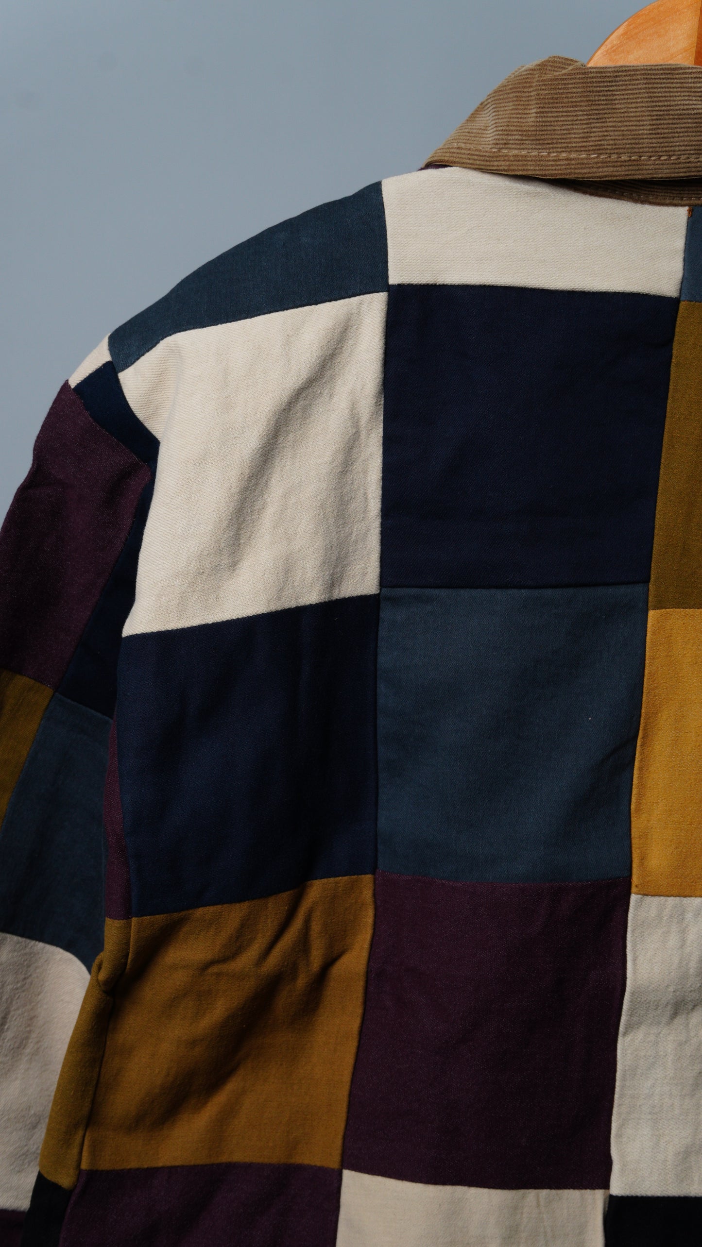 Upcycled Patchwork Jacket Size XS