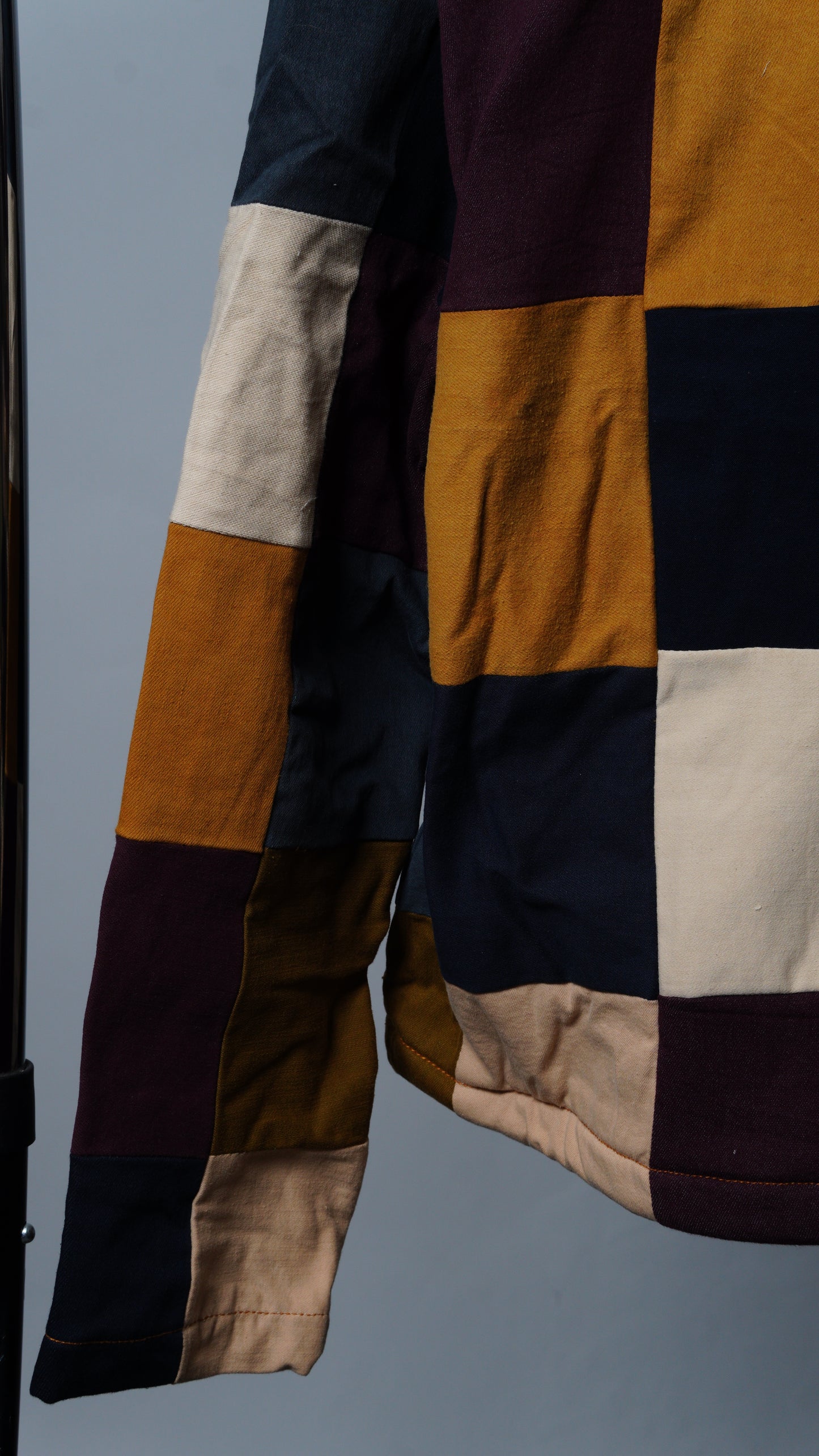 Upcycled Patchwork Jacket Size XS
