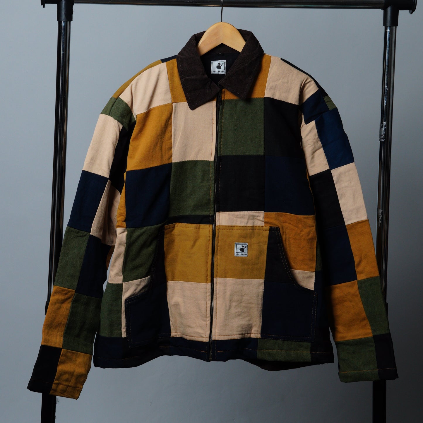 Upcycled Patchwork Jacket Size L