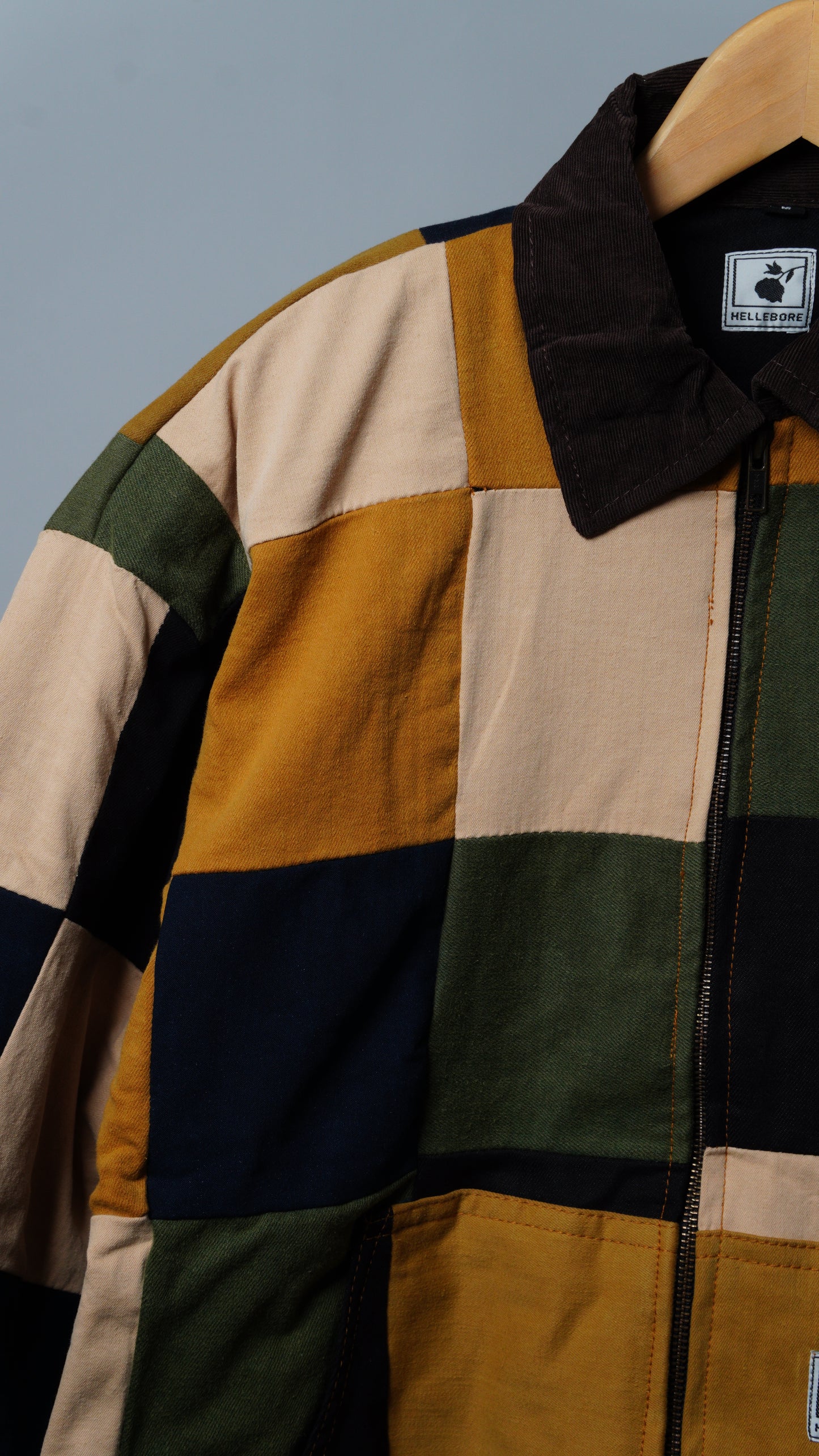 Upcycled Patchwork Jacket Size L