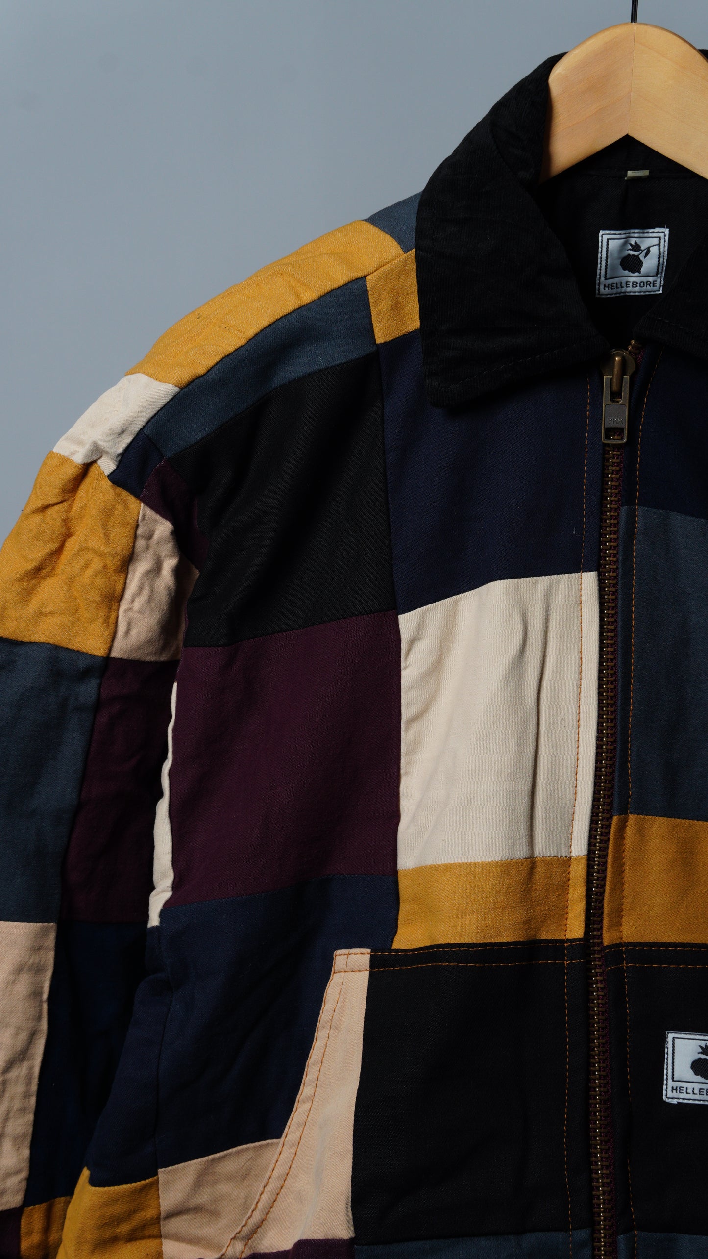 Upcycled Patchwork Jacket Size XS