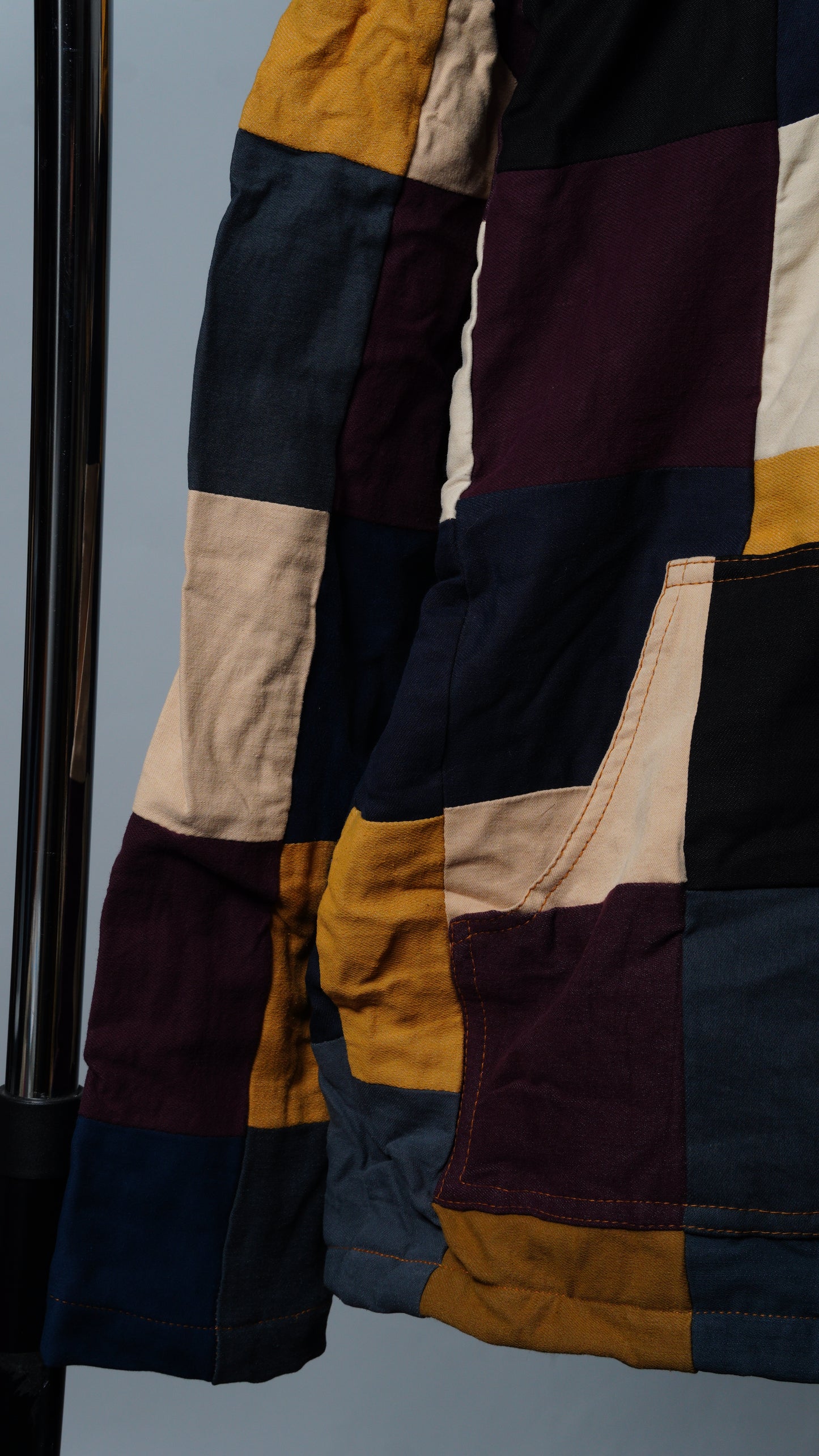 Upcycled Patchwork Jacket Size XS