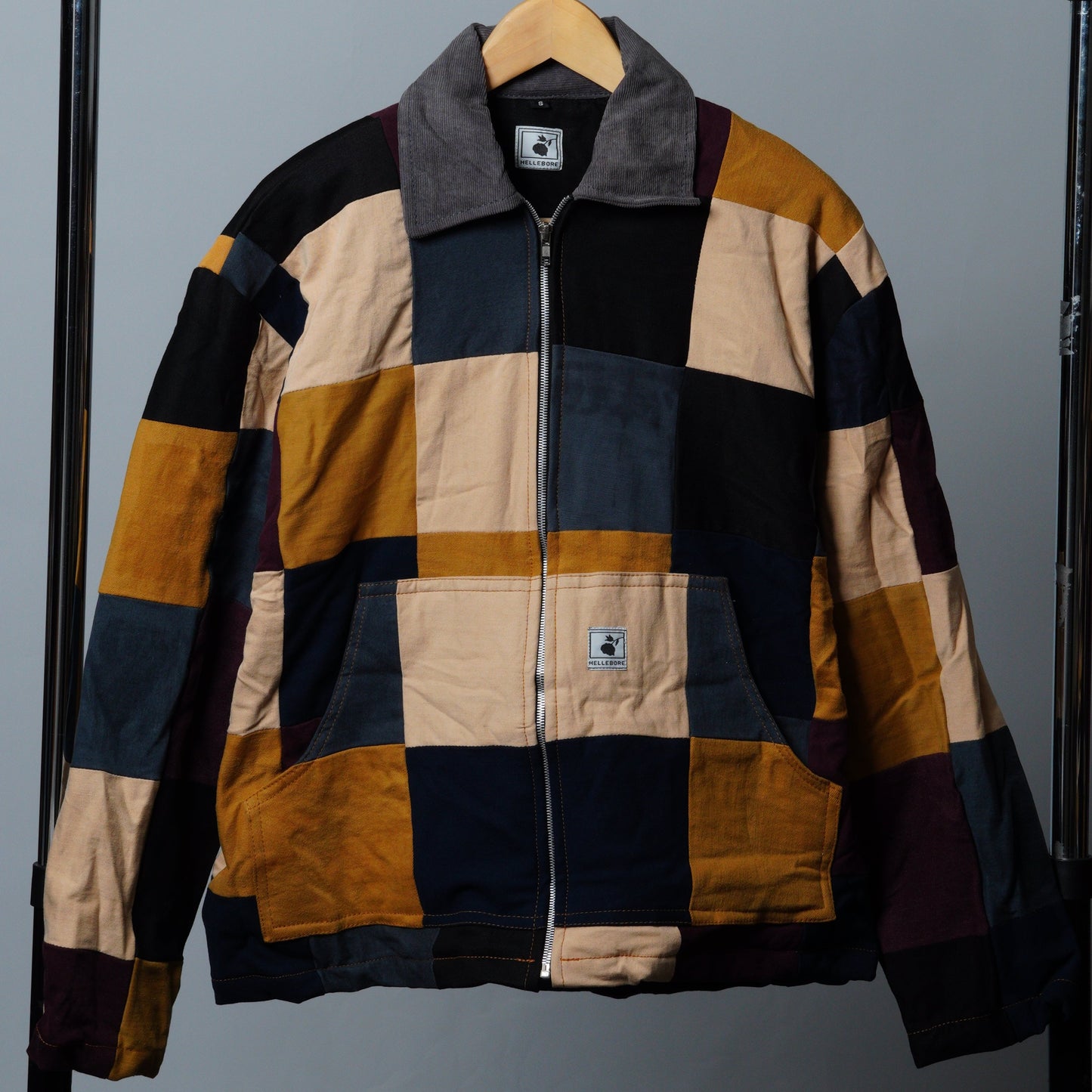 Upcycled Patchwork Jacket Size S