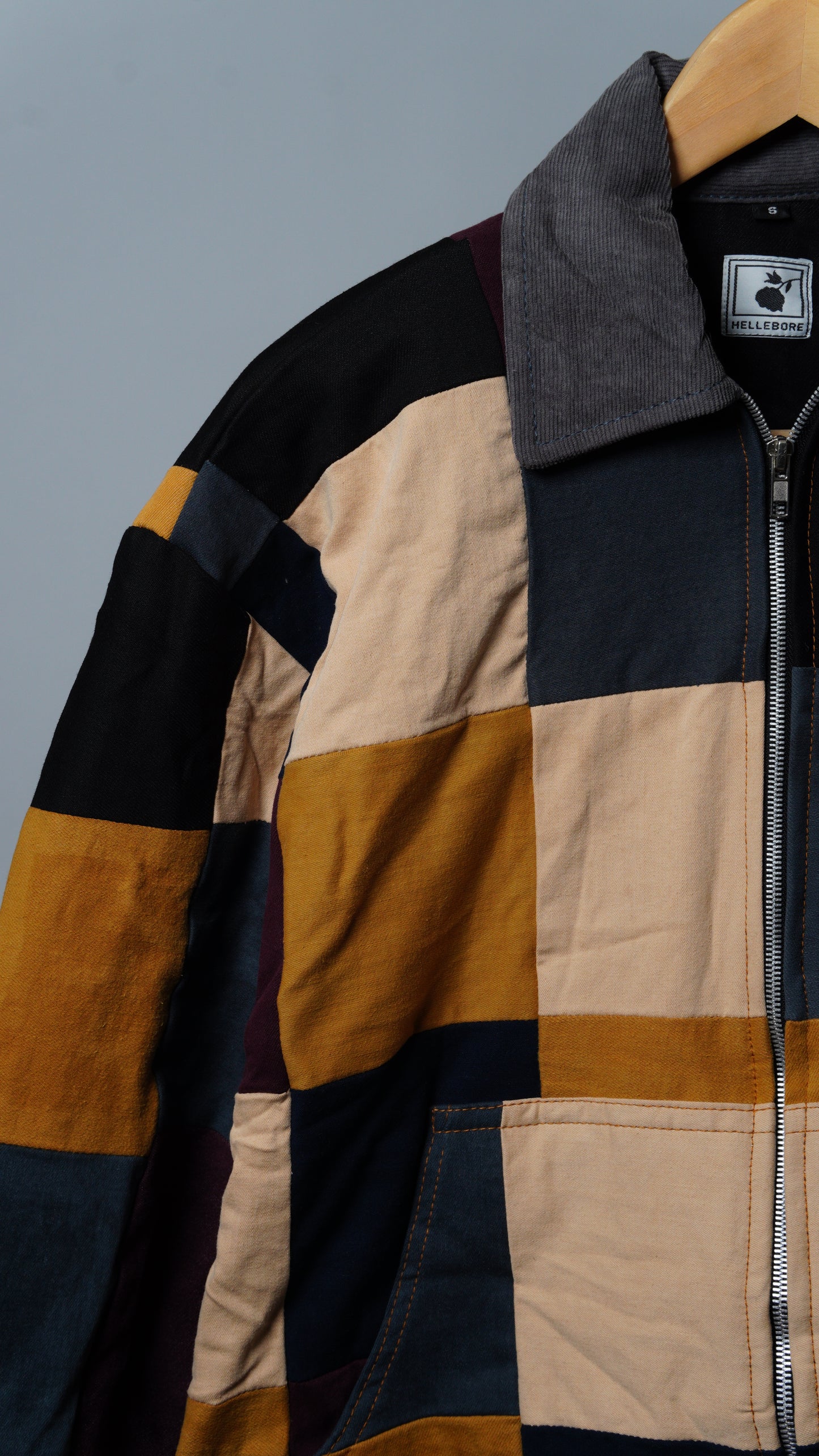 Upcycled Patchwork Jacket Size S