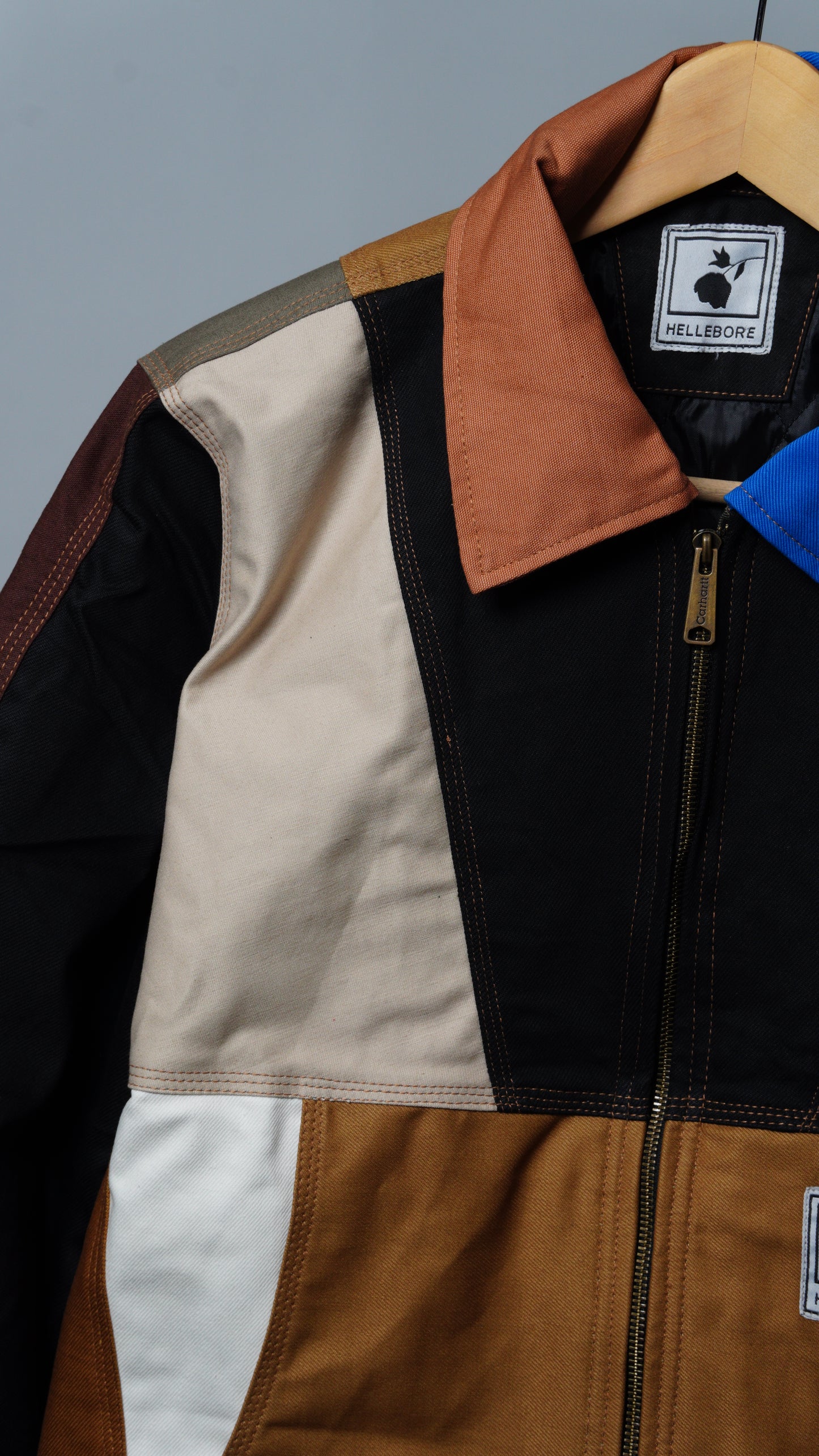 Workwear Colorblock Geometric Jacket Size M