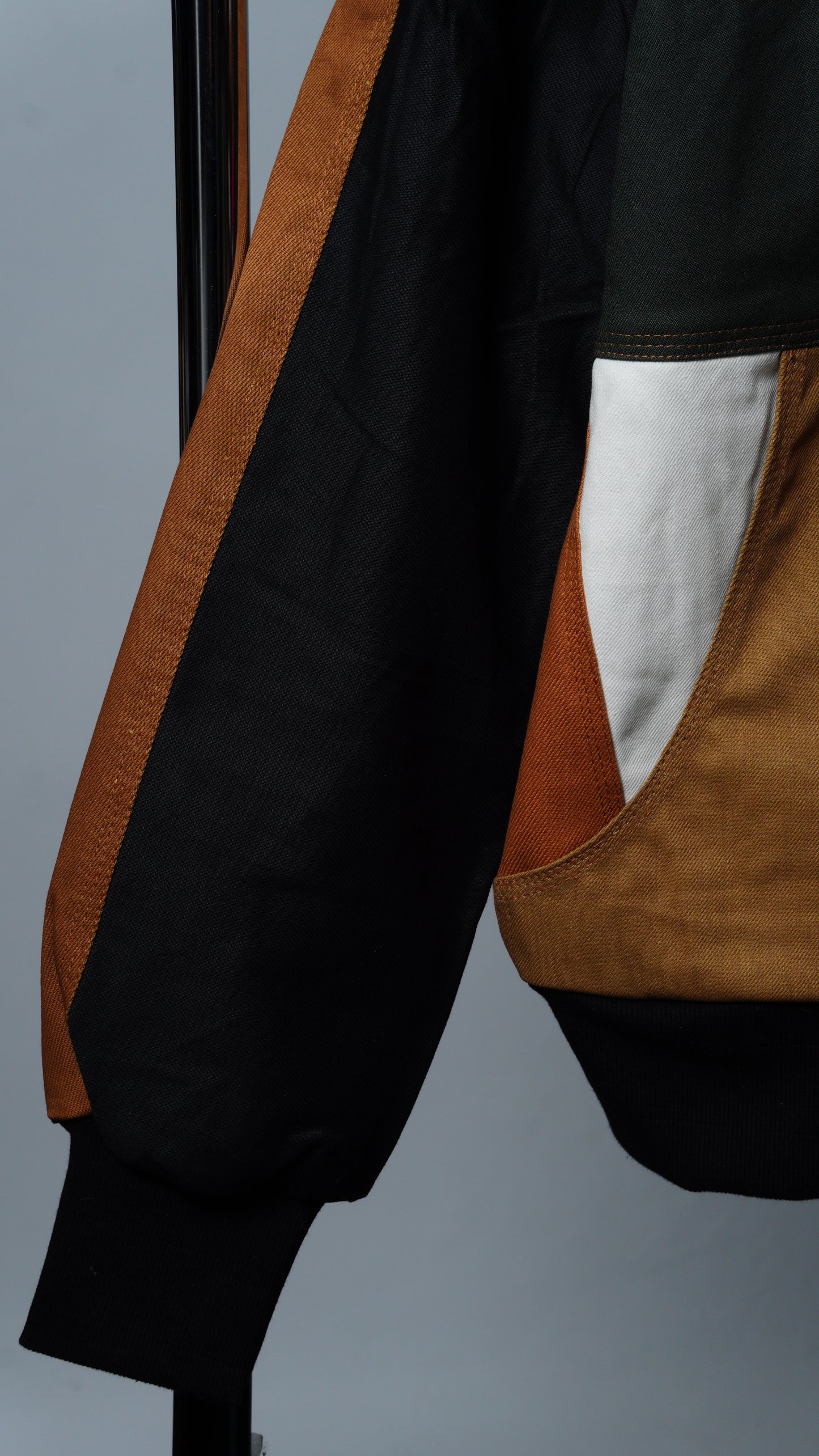 Workwear Colorblock Geometric Jacket Size M
