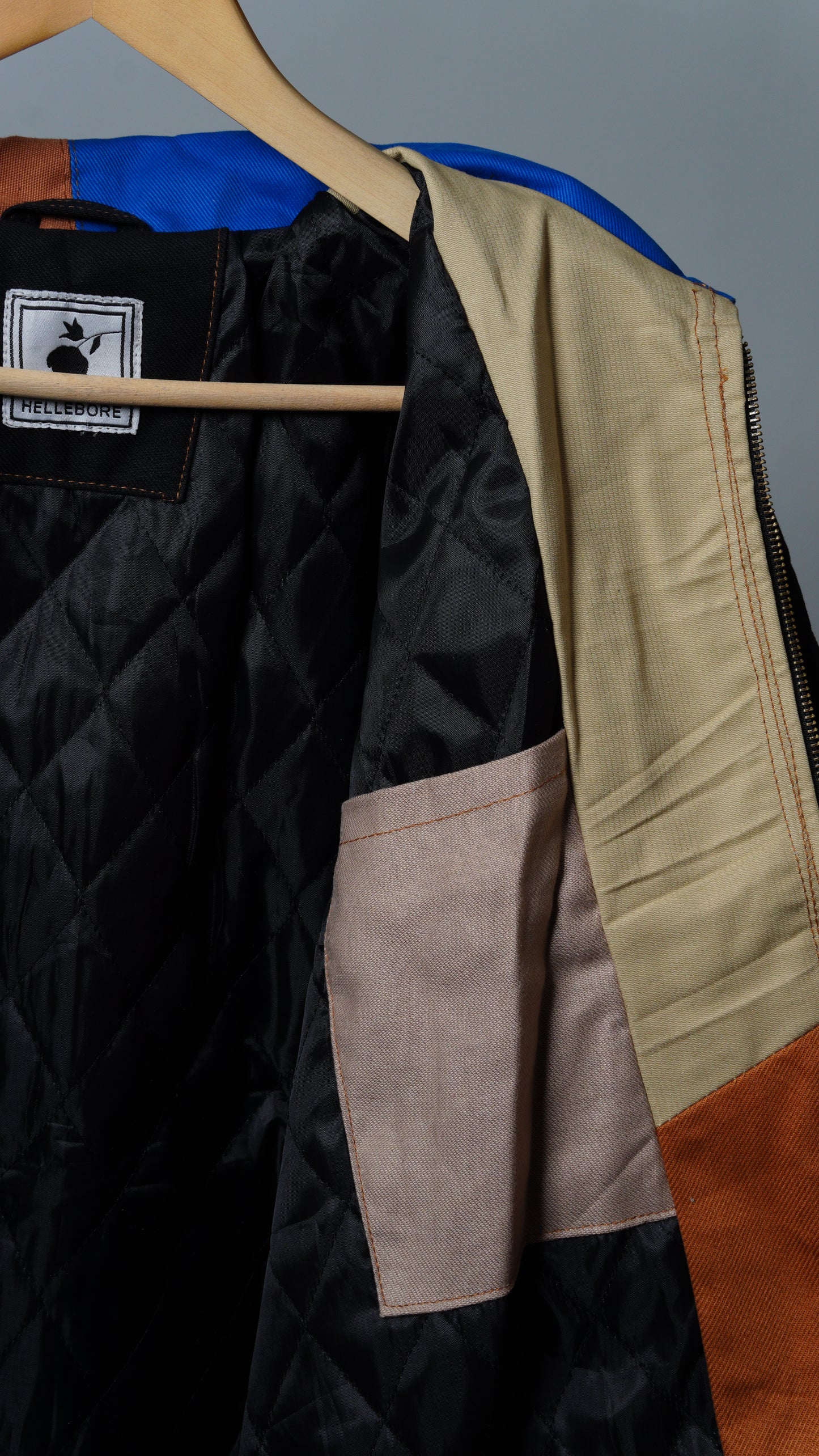 Workwear Colorblock Geometric Jacket Size M