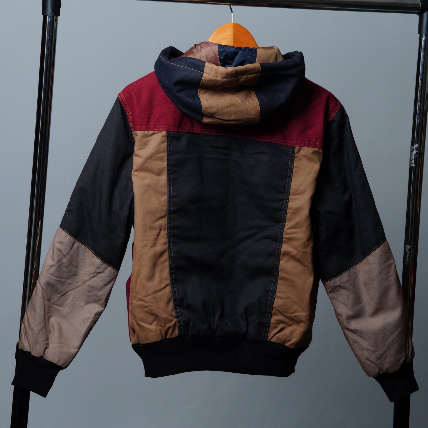 Workwear Colorblock Hooded Jacket Size XXS