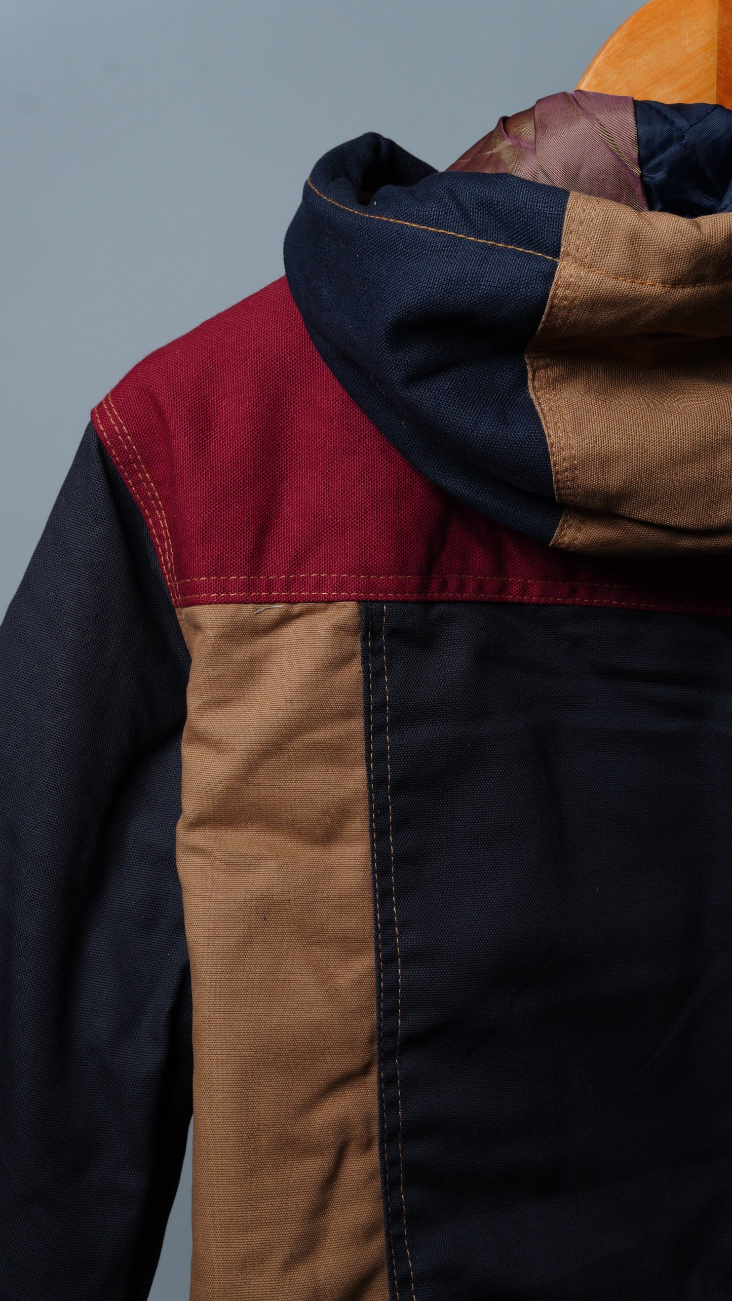 Workwear Colorblock Hooded Jacket Size XXS