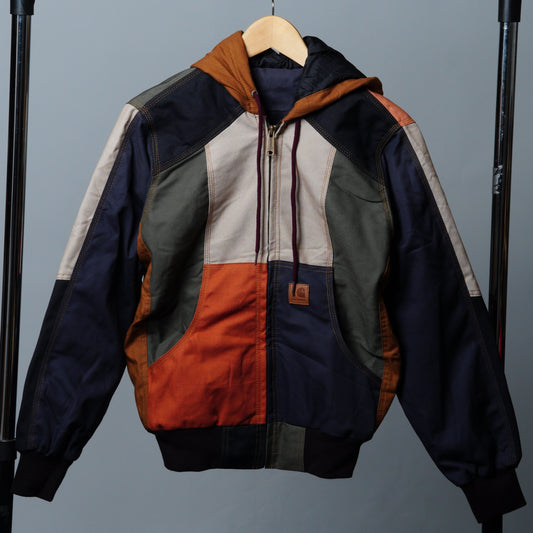 Workwear Colorblock Hooded Jacket Size XXS