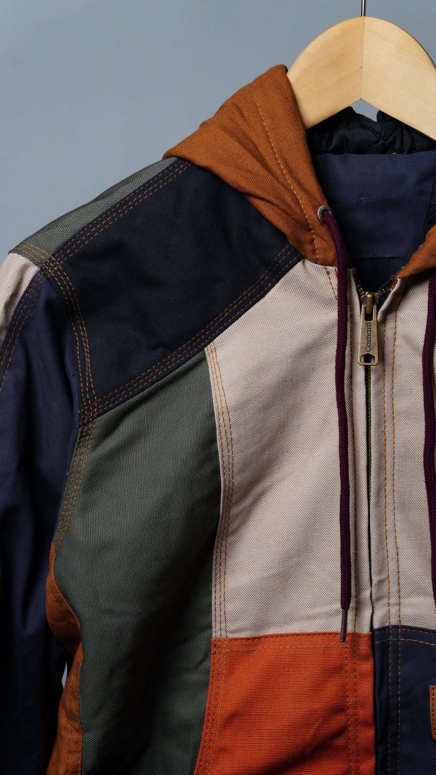 Workwear Colorblock Hooded Jacket Size XXS