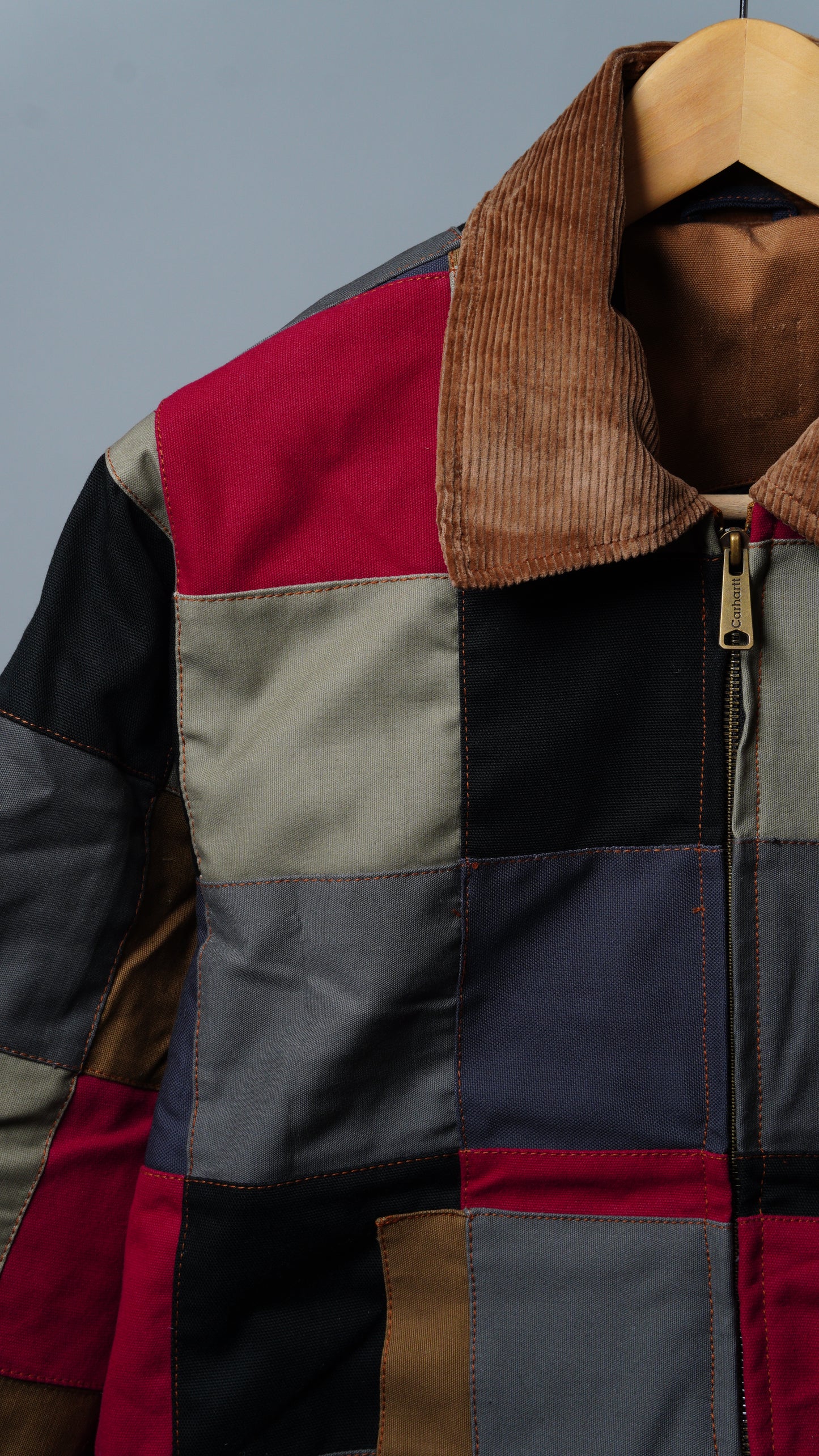 Checkered Patchwork Jacket Size M