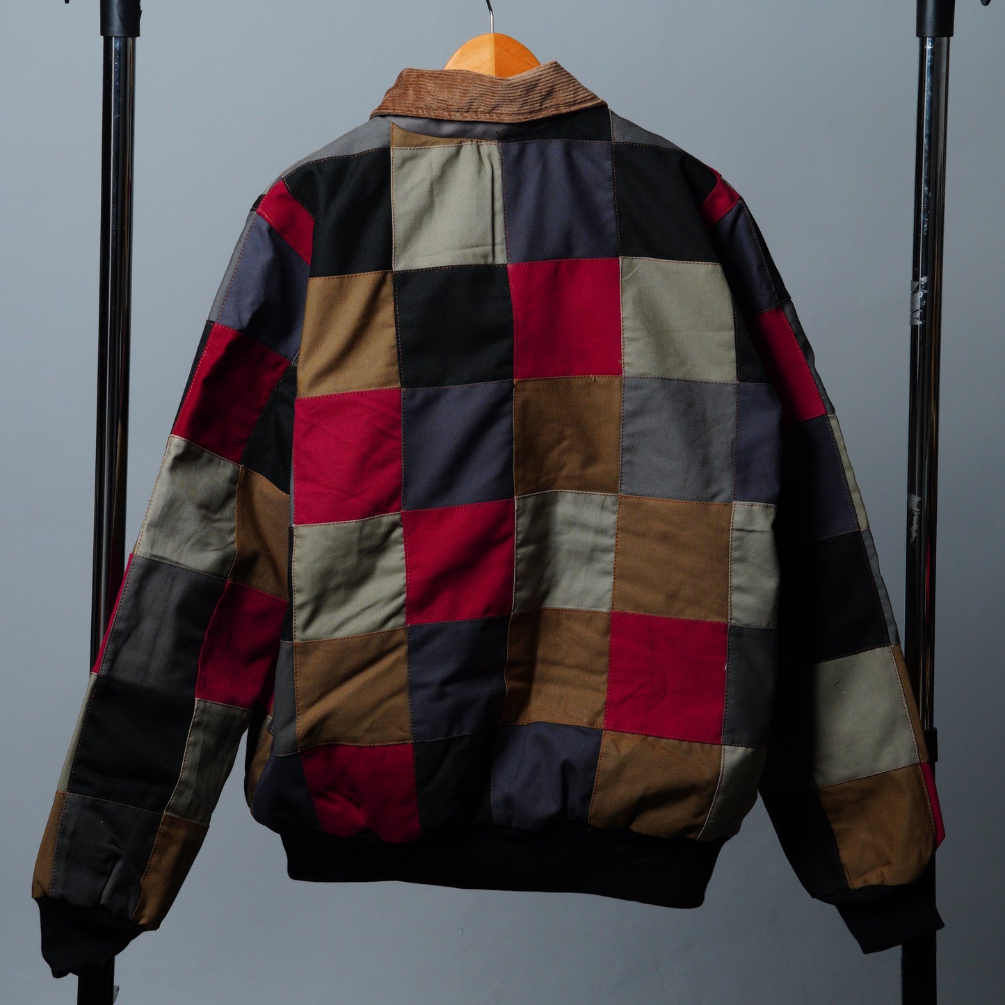Checkered Patchwork Jacket Size M