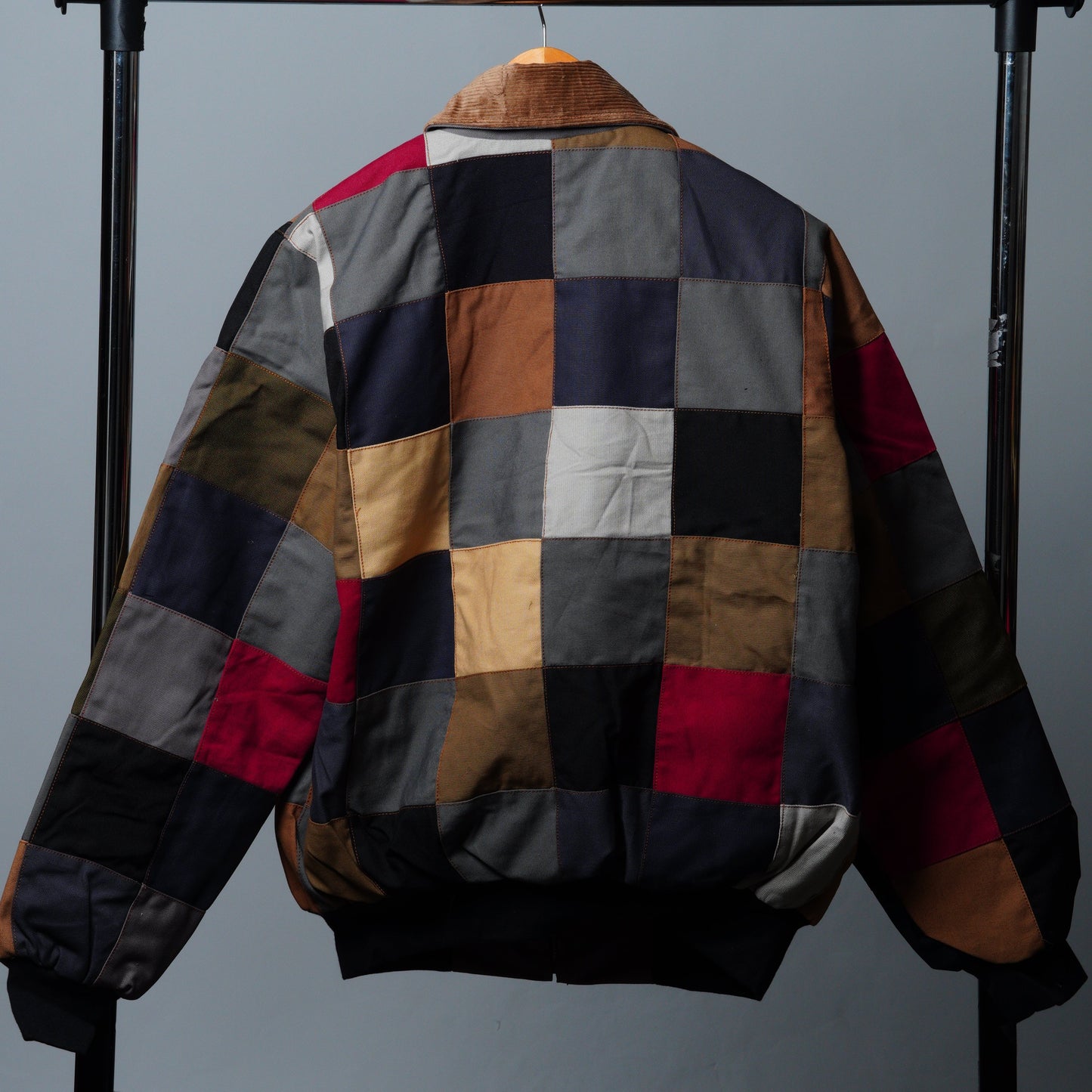 Checkered Patchwork Jacket Size M