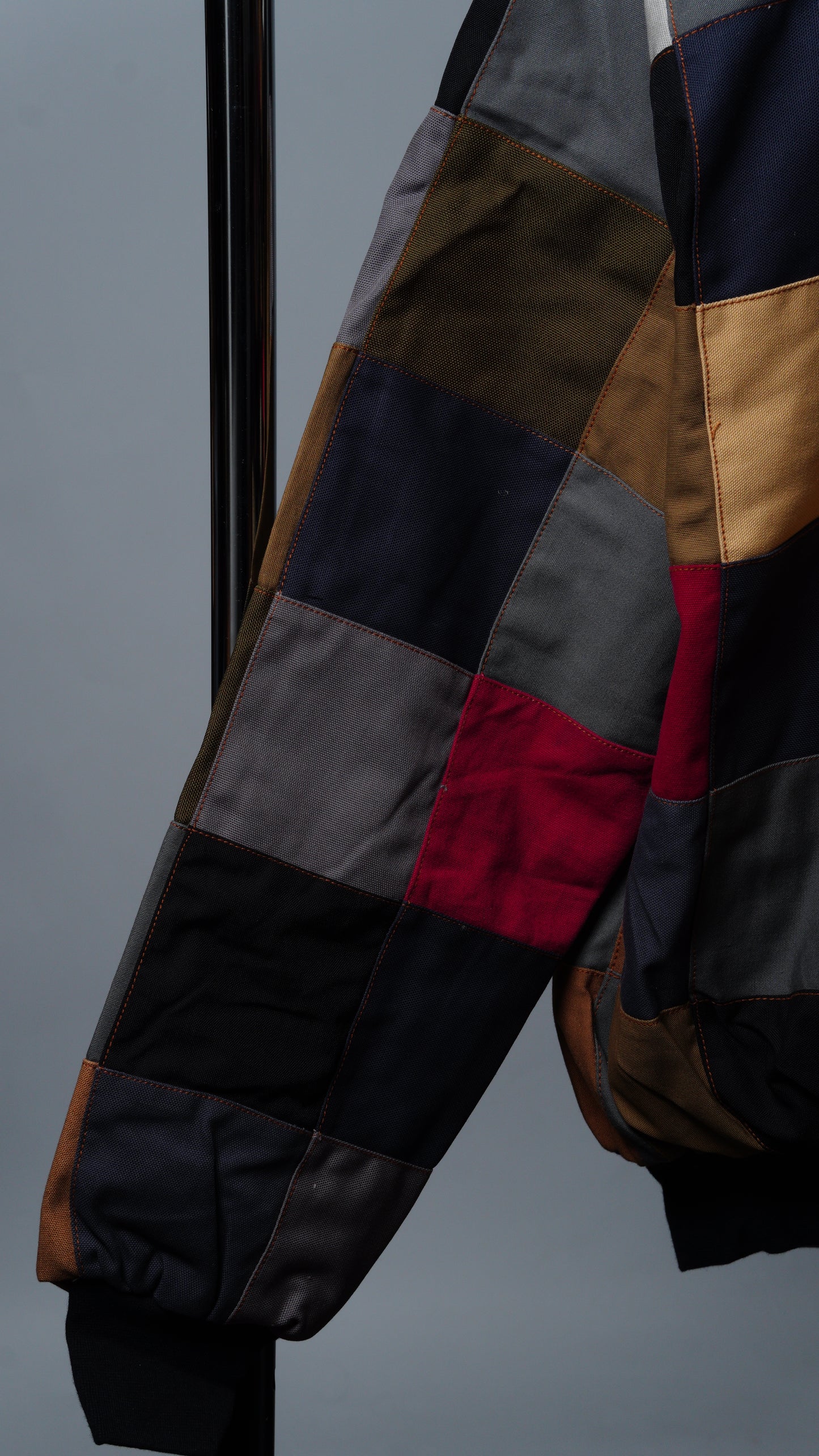 Checkered Patchwork Jacket Size M