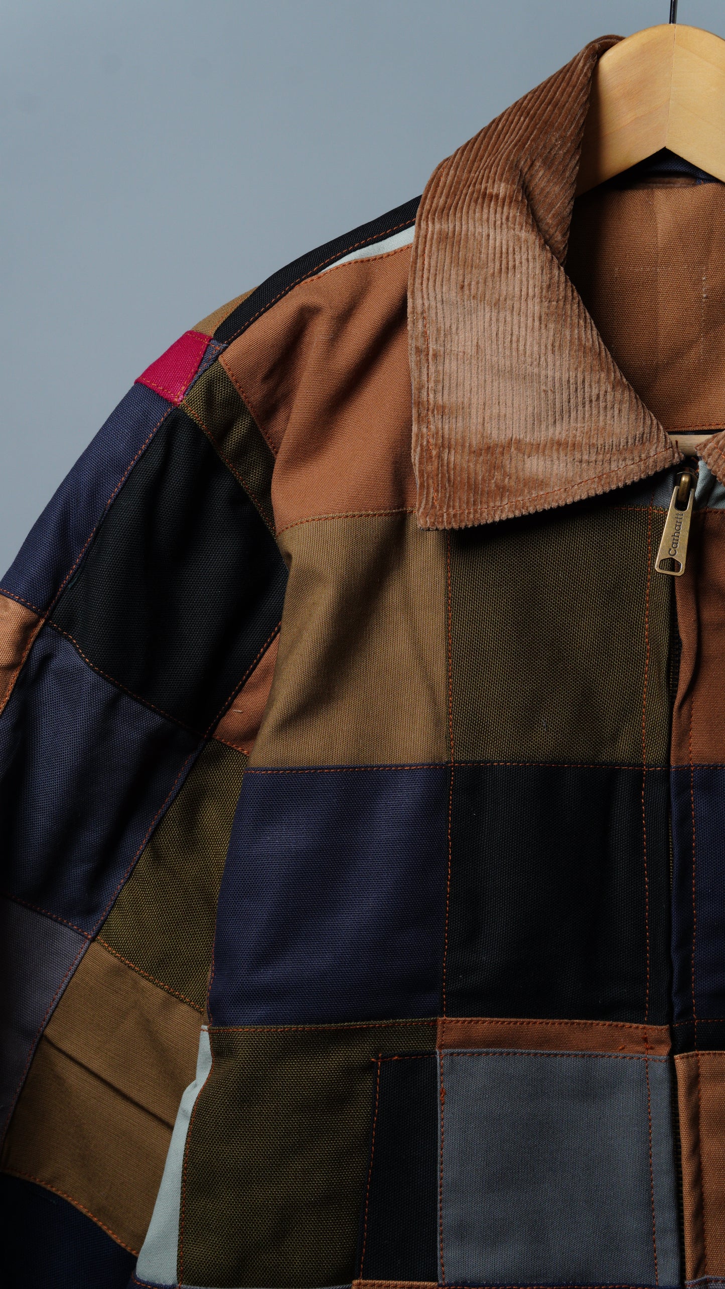 Checkered Patchwork Jacket Size M
