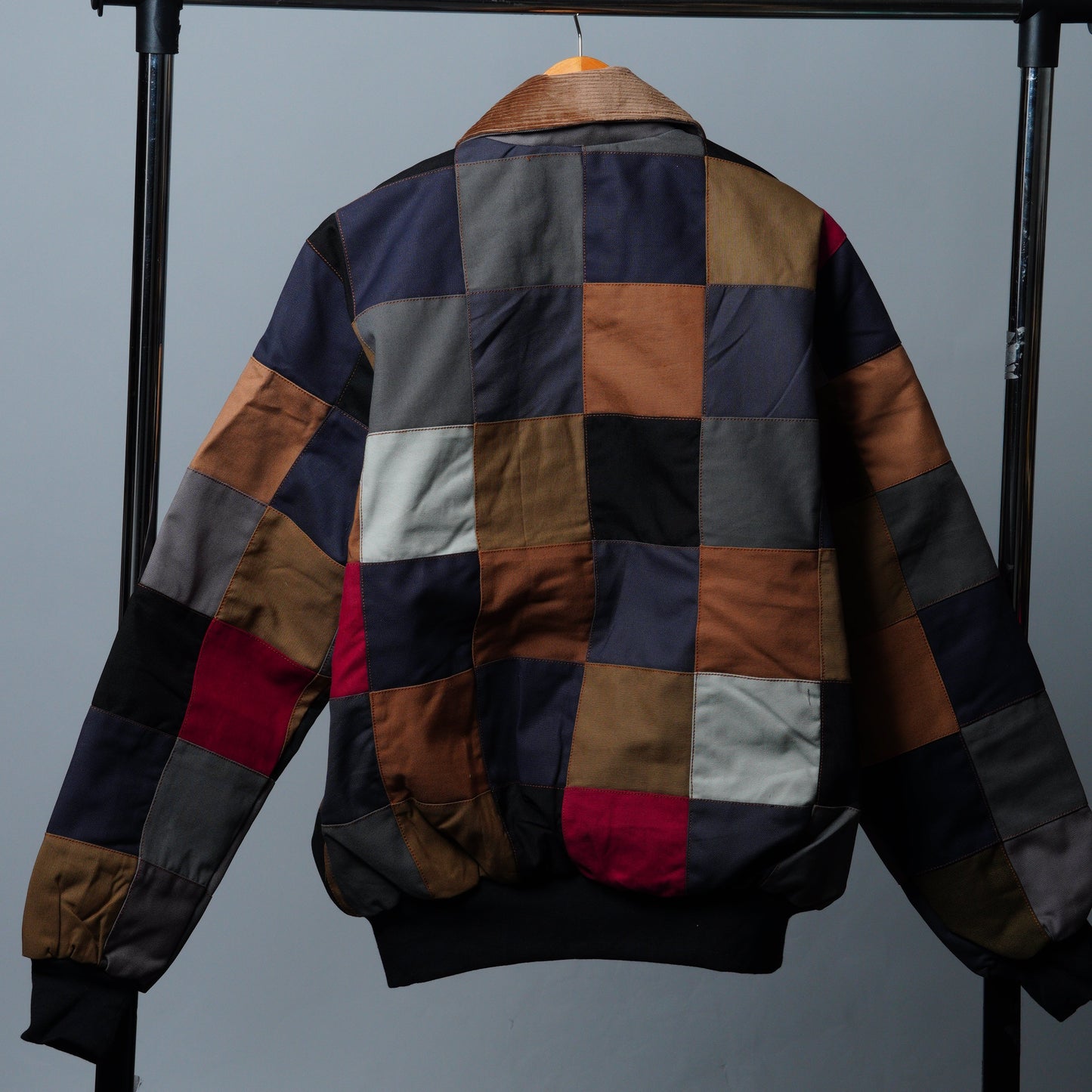 Checkered Patchwork Jacket Size M