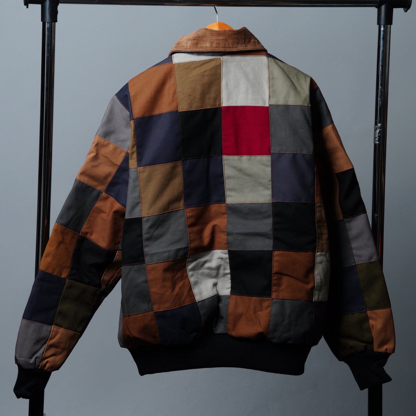 Checkered Patchwork Jacket Size M