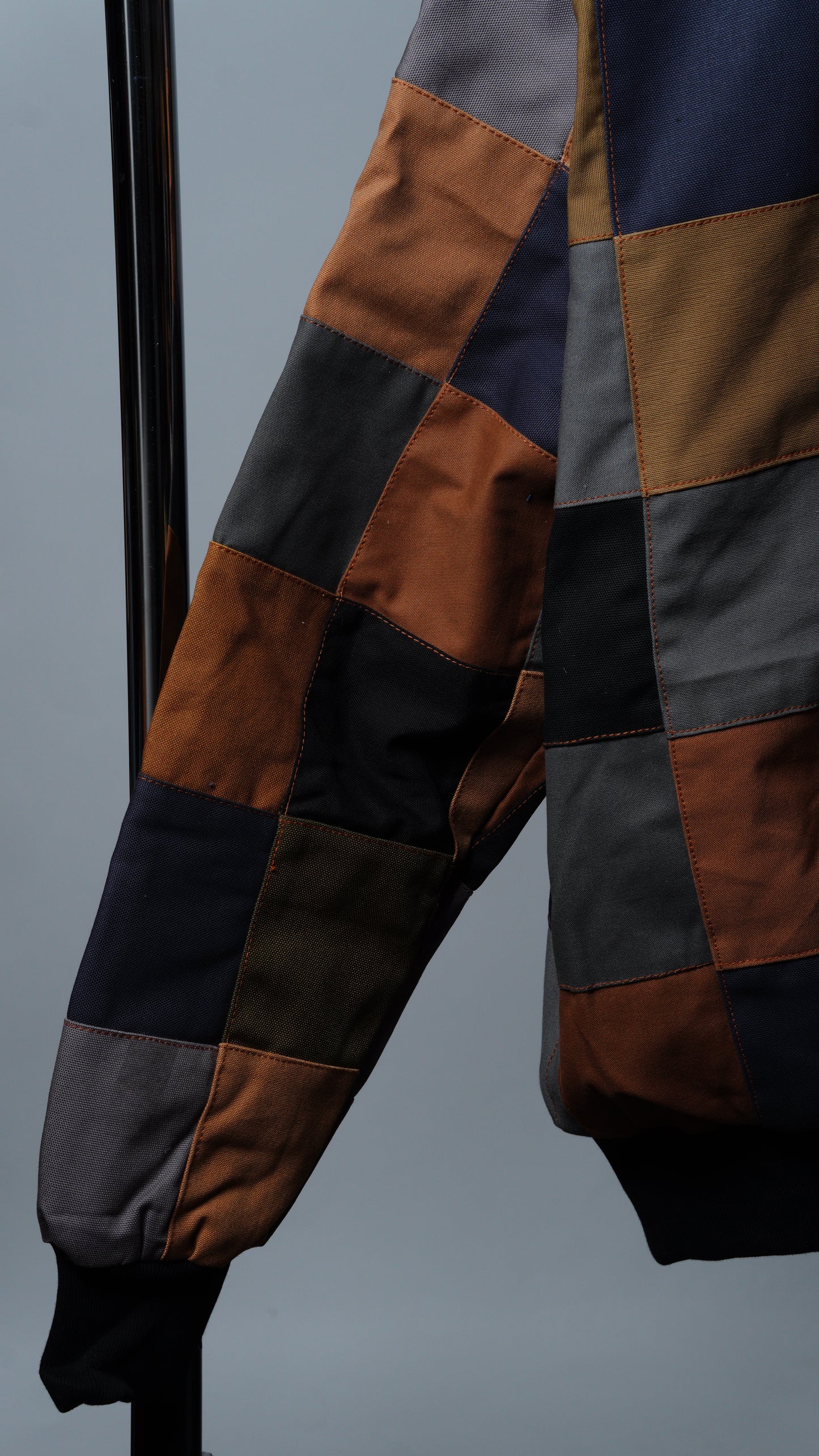 Checkered Patchwork Jacket Size M