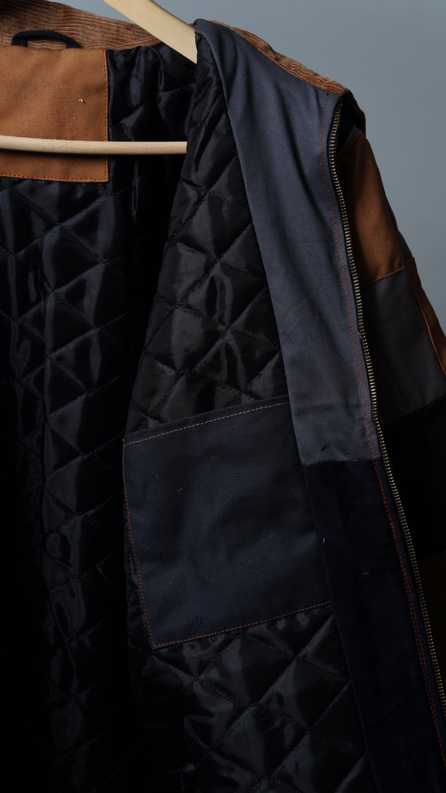 Checkered Patchwork Jacket Size M