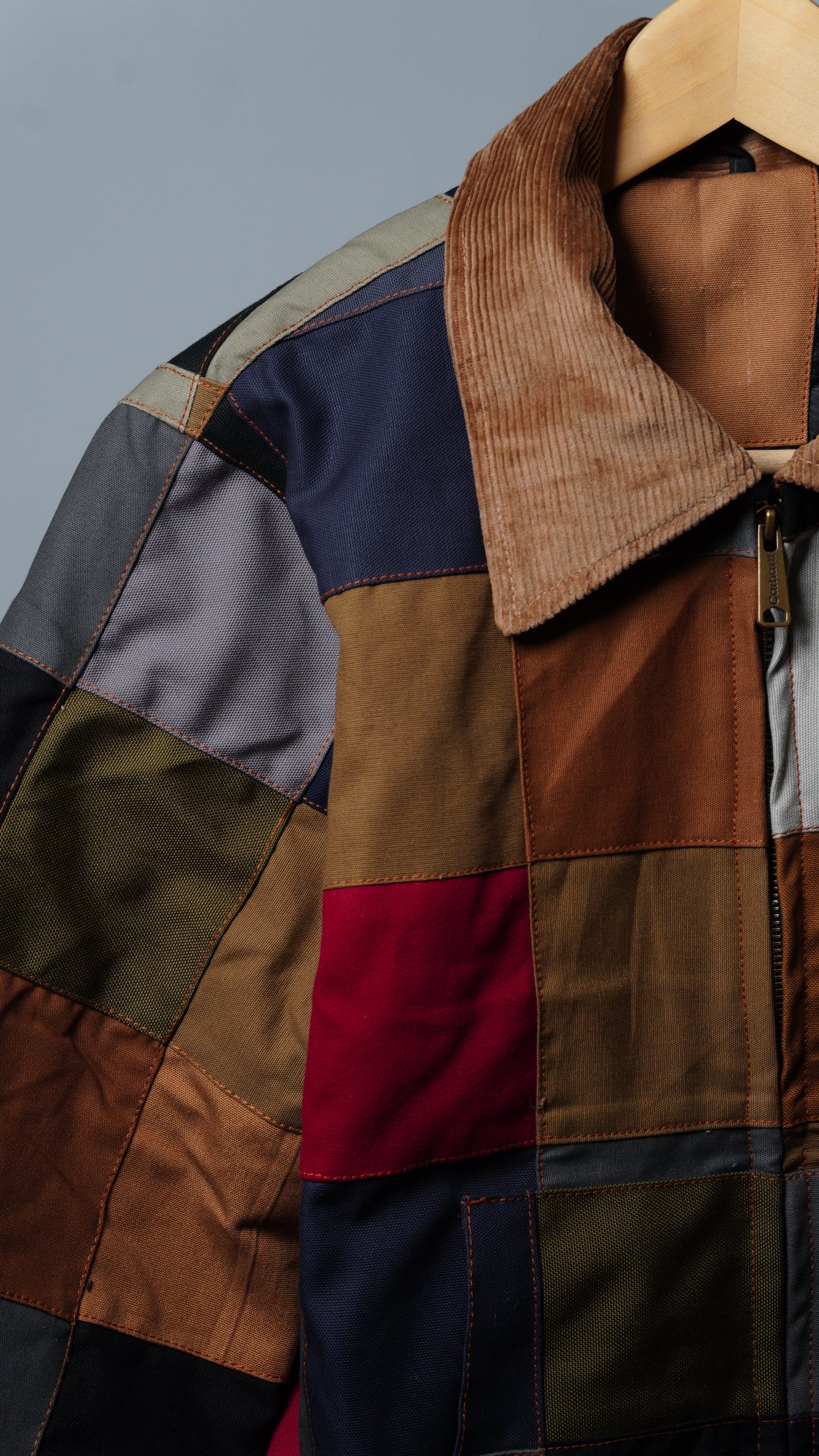 Checkered Patchwork Jacket Size M