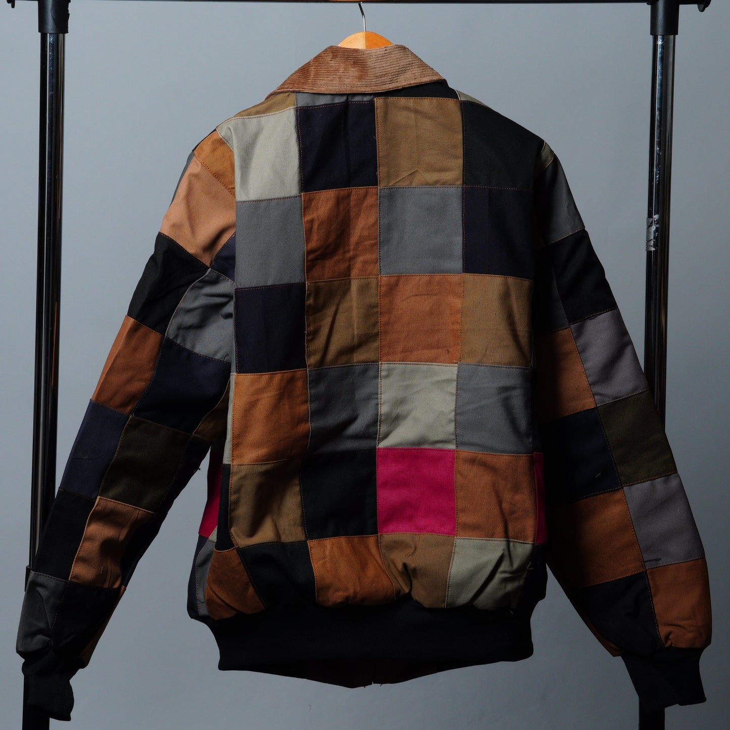Checkered Patchwork Jacket Size M