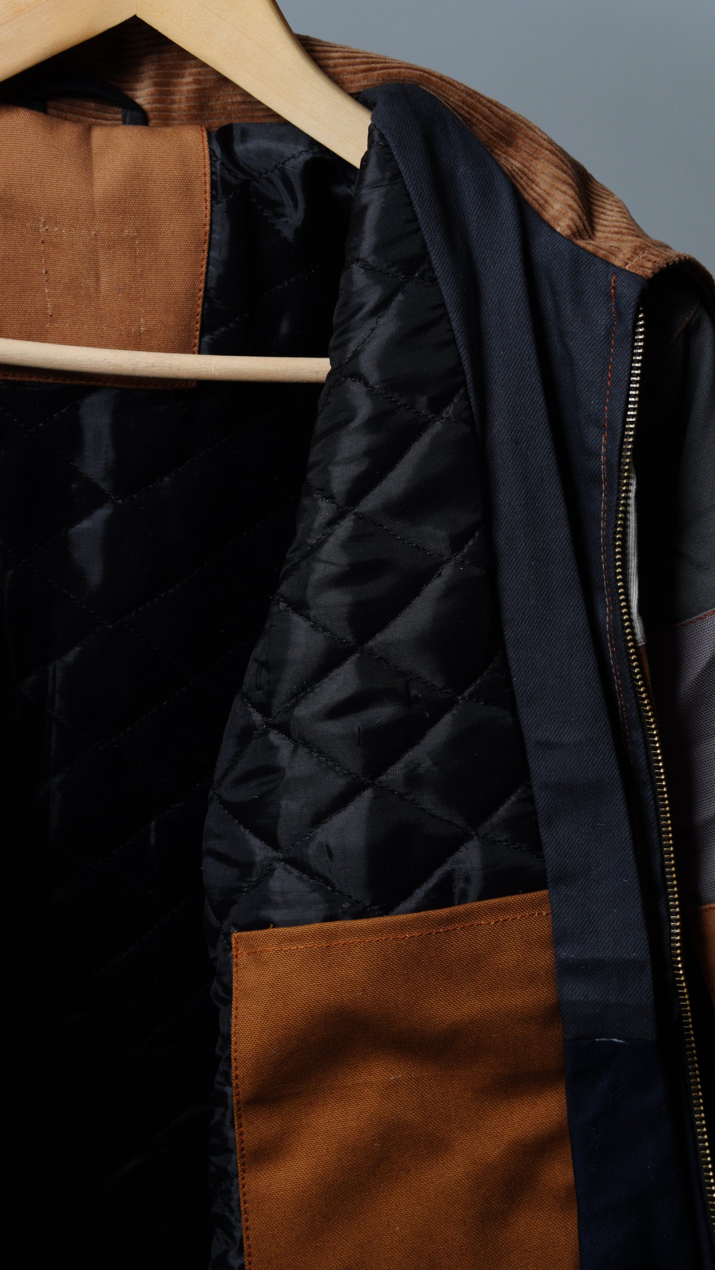 Checkered Patchwork Jacket Size M