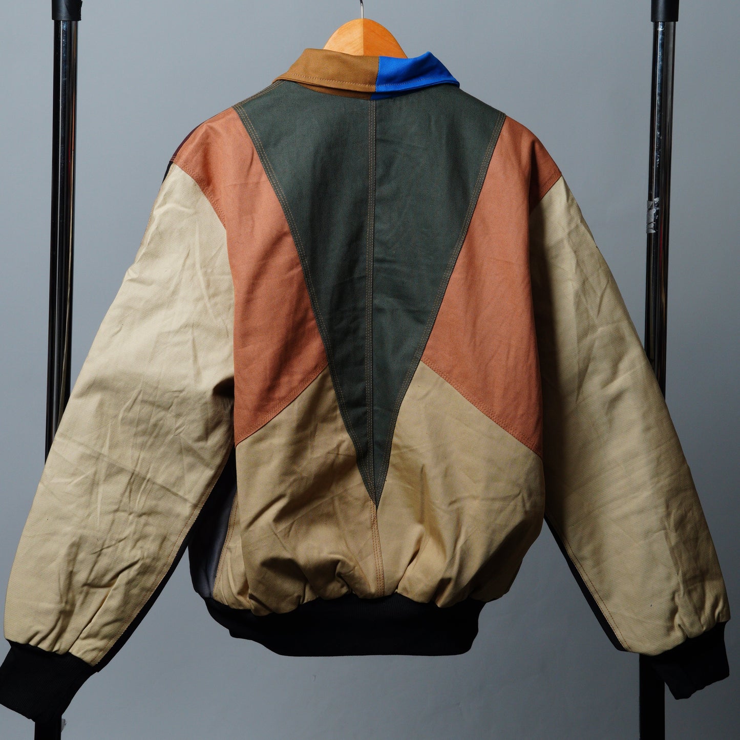 Workwear Colorblock Geometric Jacket Size L