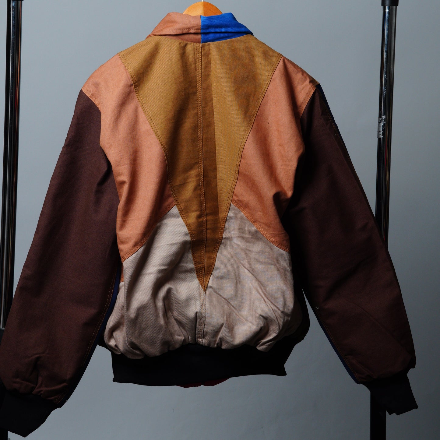 Workwear Colorblock Geometric Jacket Size L