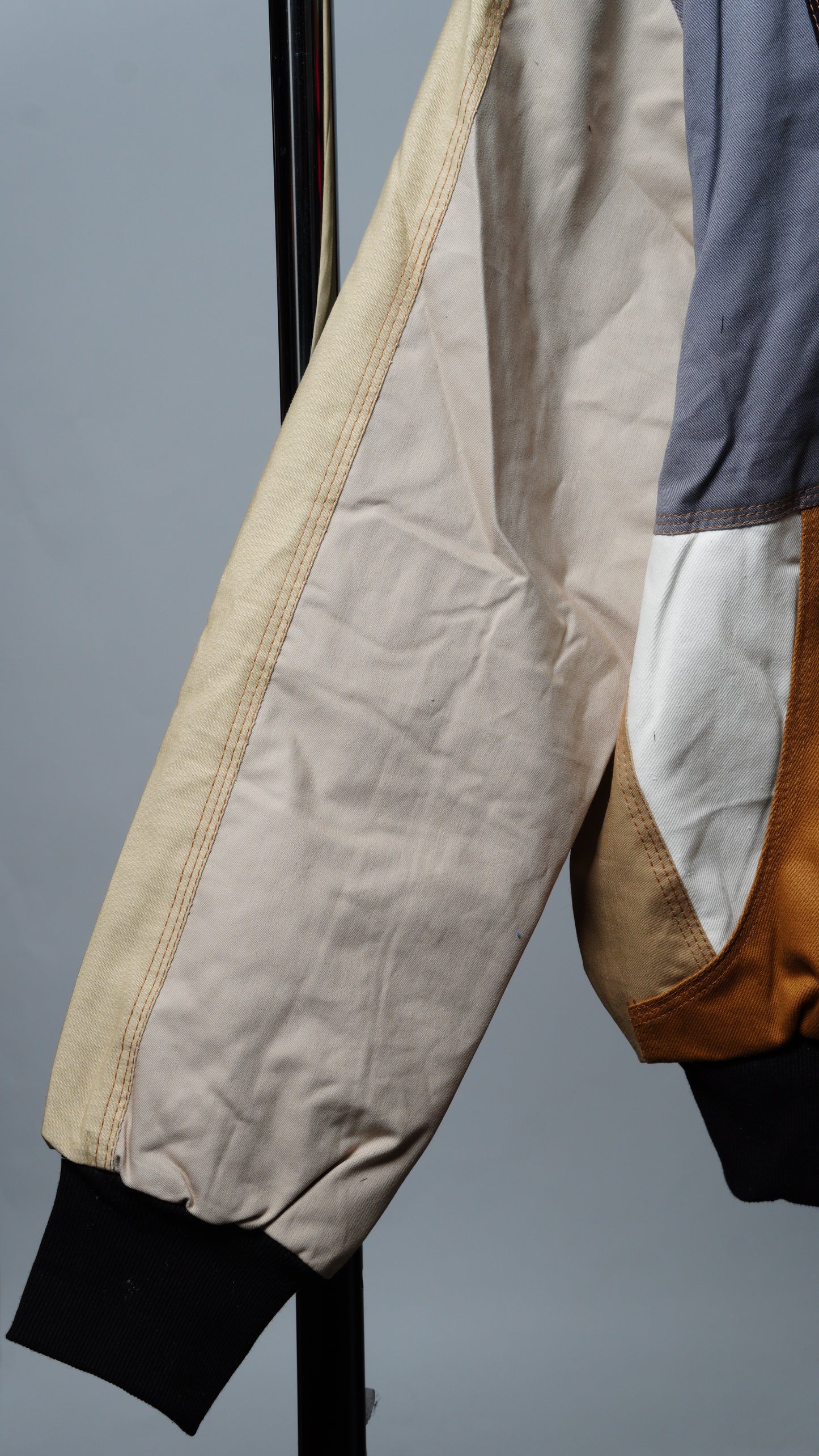 Workwear Colorblock Geometric Jacket Size L